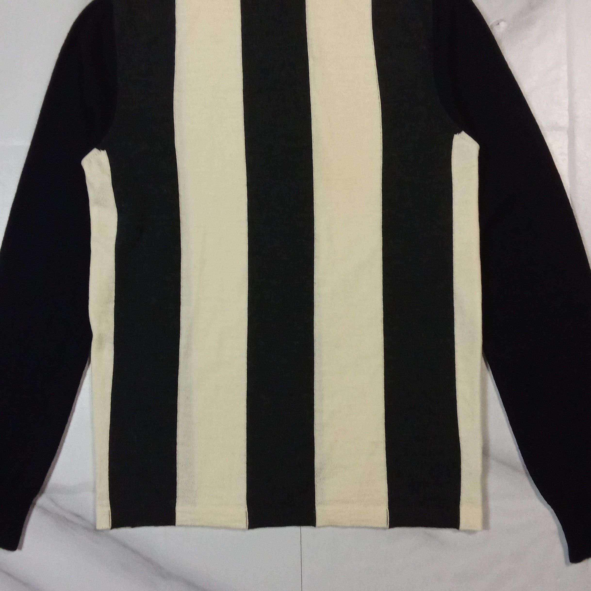 Raf Simons Raf Simons - F/W'10 - Striped Mock Neck - Wool Sweater Size US S / EU 44-46 / 1 - 9 Thumbnail