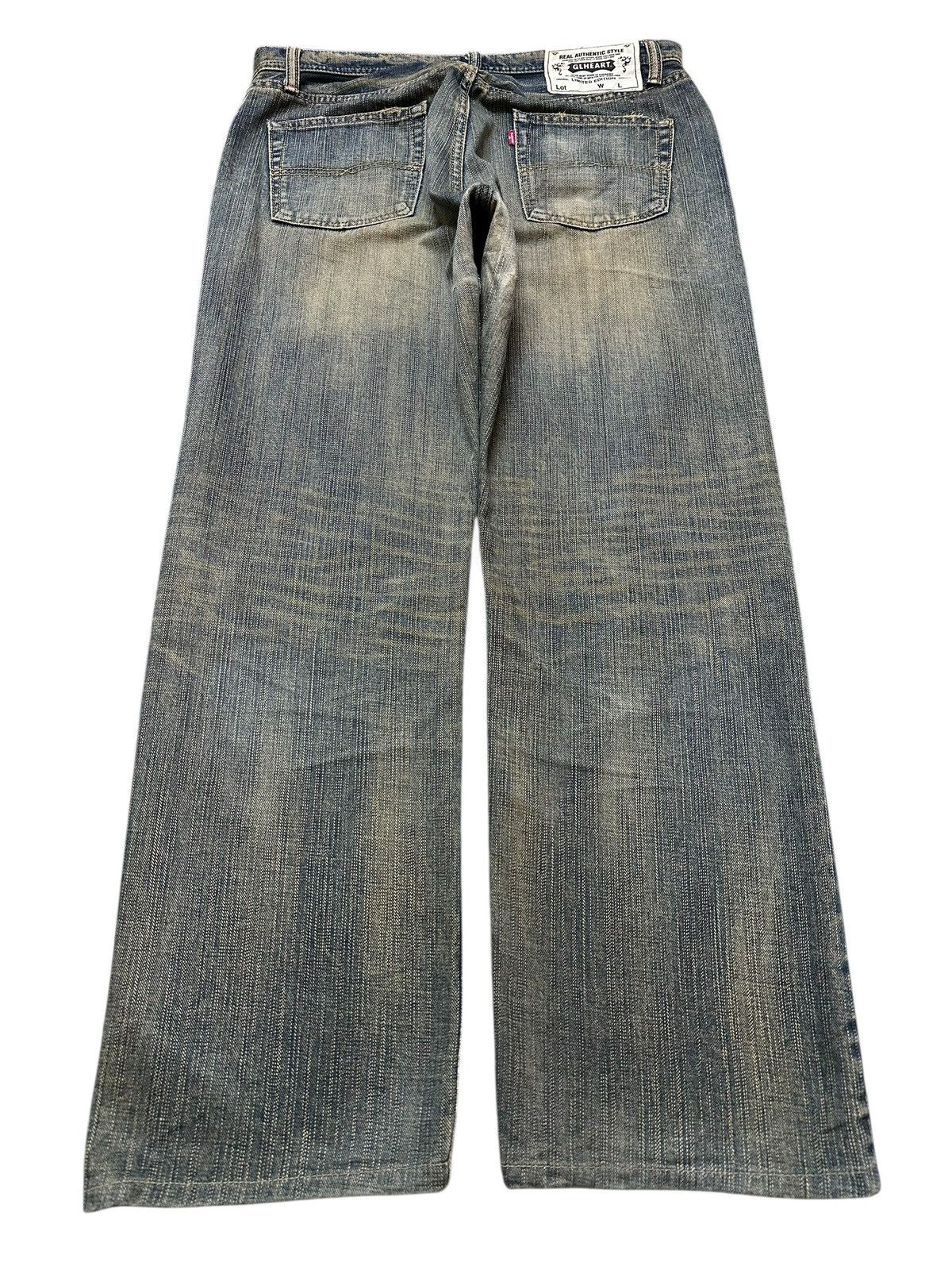 Japanese Brand Vintage Japanese Brand Mud Wash Style Baggy Jeans Size US 35 - 2 Thumbnail