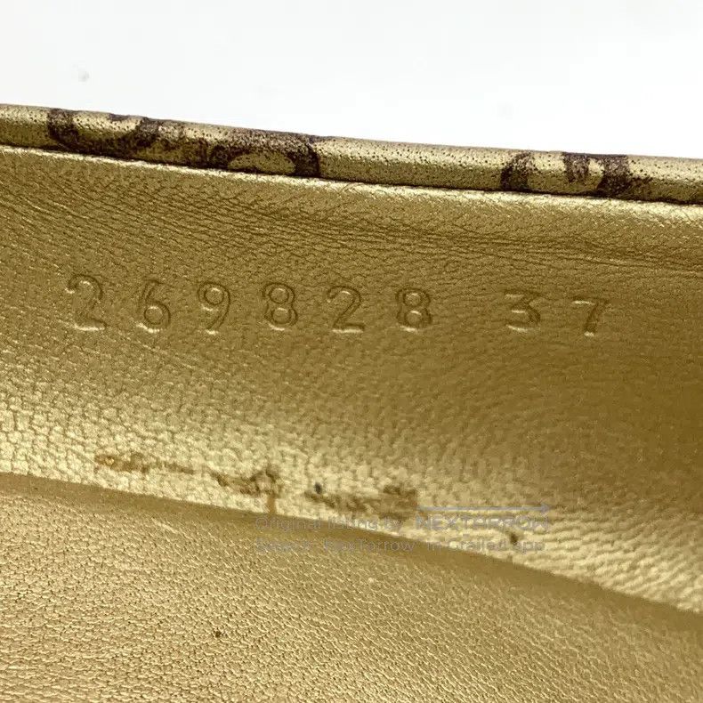 Gucci Gucci Brown logo full print round toe slope heel high heel Size US 6.5 / IT 36.5 - 6 Thumbnail