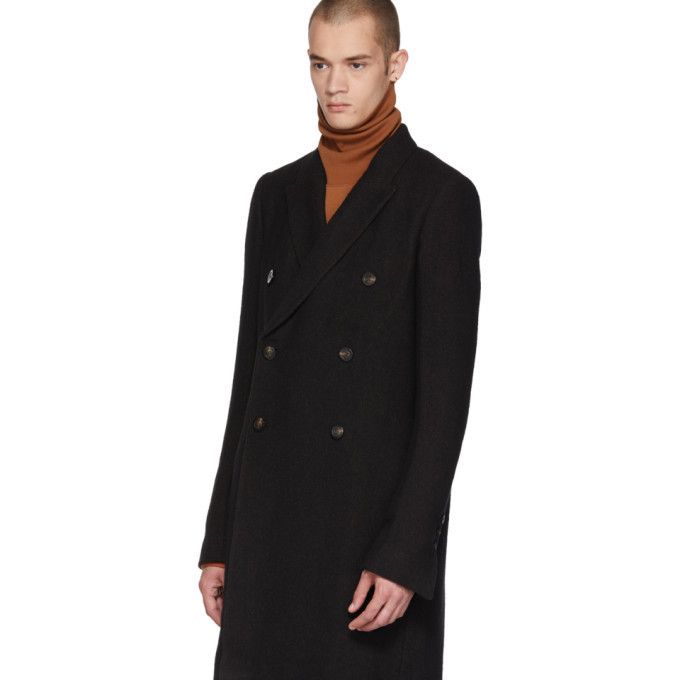 Rick Owens Rick Owens JMF Coat in Black Mohair Angora Size US M / EU 48-50 / 2 - 1 Thumbnail