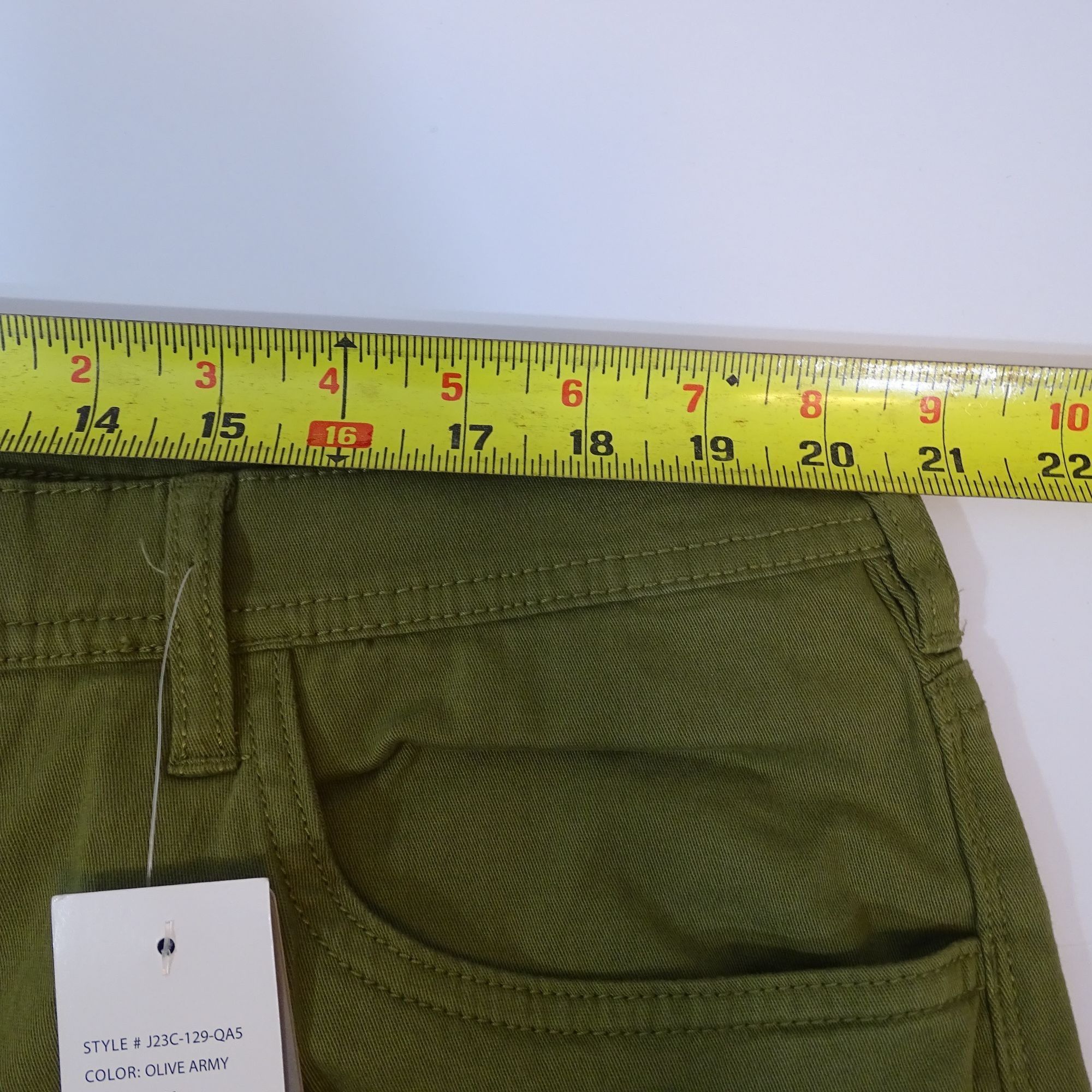 JACHS NY Jachs NY Men Slim Fit 5-Pocket Olive Army Green Chino Pants Size US 42 / EU 58 - 9 Thumbnail