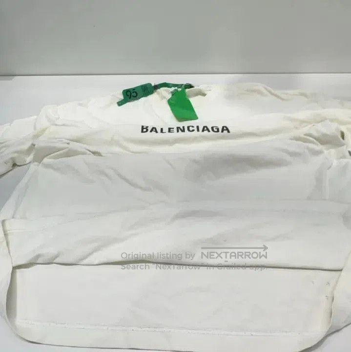 Balenciaga Balenciaga White BB Logo T. Size US XS / EU 42 / 0 - 3 Thumbnail