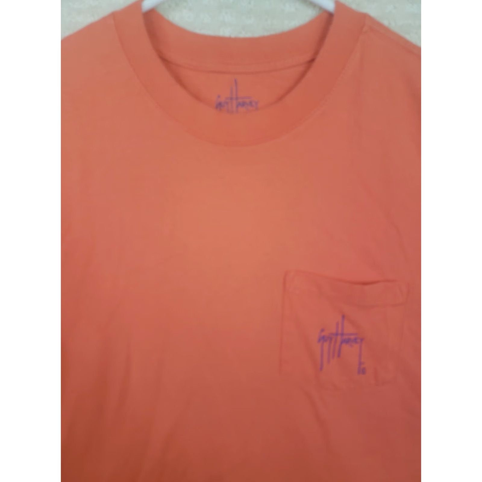 Guy Harvey Guy Harvey T-Shirt Men M Coral Peach Sailfish Logo Front Back Graphic Jersey Short Sleeve Crew Neck Outdoor Beach Sailfish Theme 90s? Size US M / EU 48-50 / 2 - 3 Thumbnail