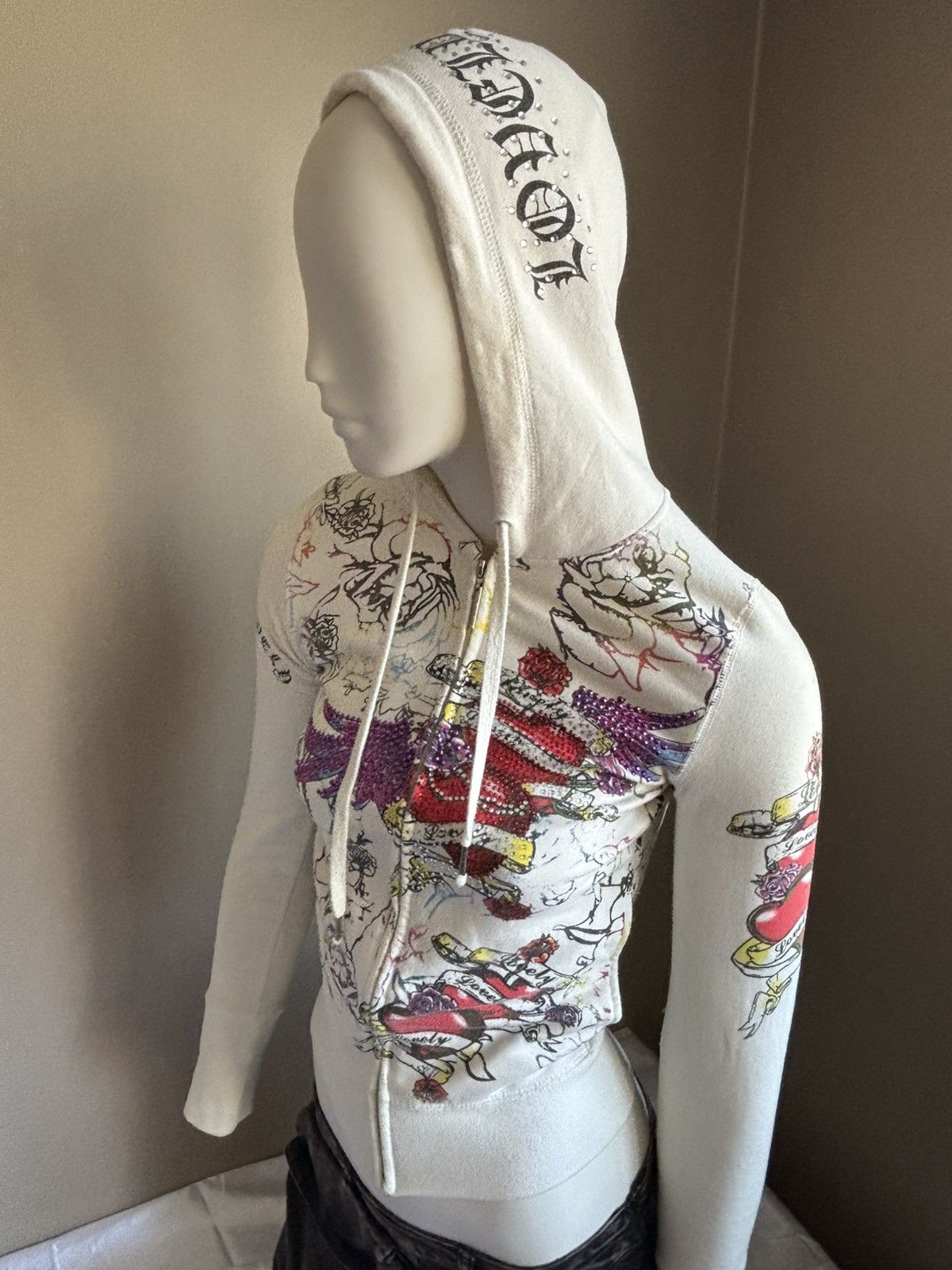 Ed Hardy Cool full tattoo printed zip hoodie Ed Hardy Japanese style Size US XS / EU 42 / 0 - 7 Thumbnail