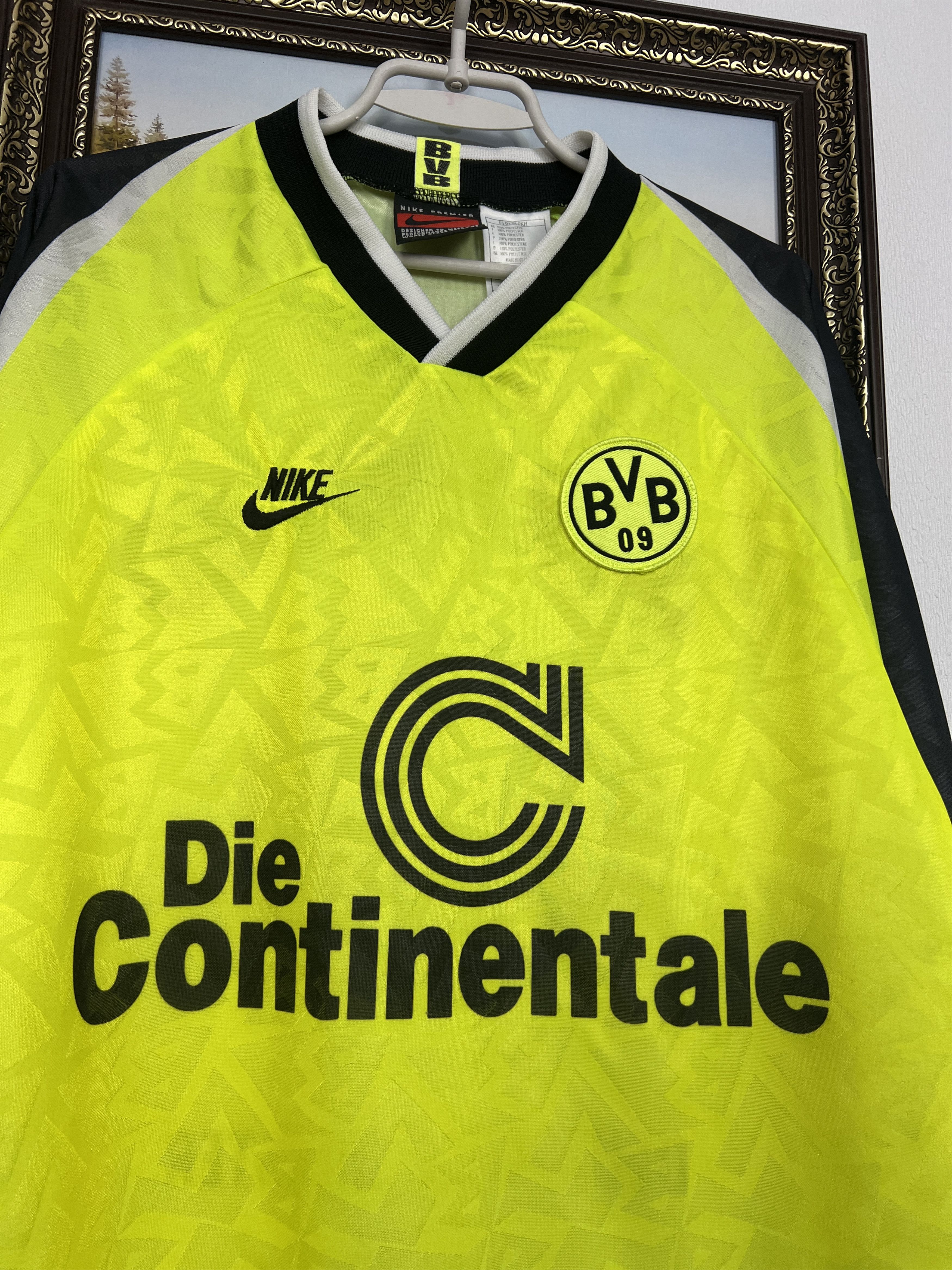 Nike Borussia Dortmund football shirt Soccer Long Sleeve Jersey Size US L / EU 52-54 / 3 - 3 Thumbnail