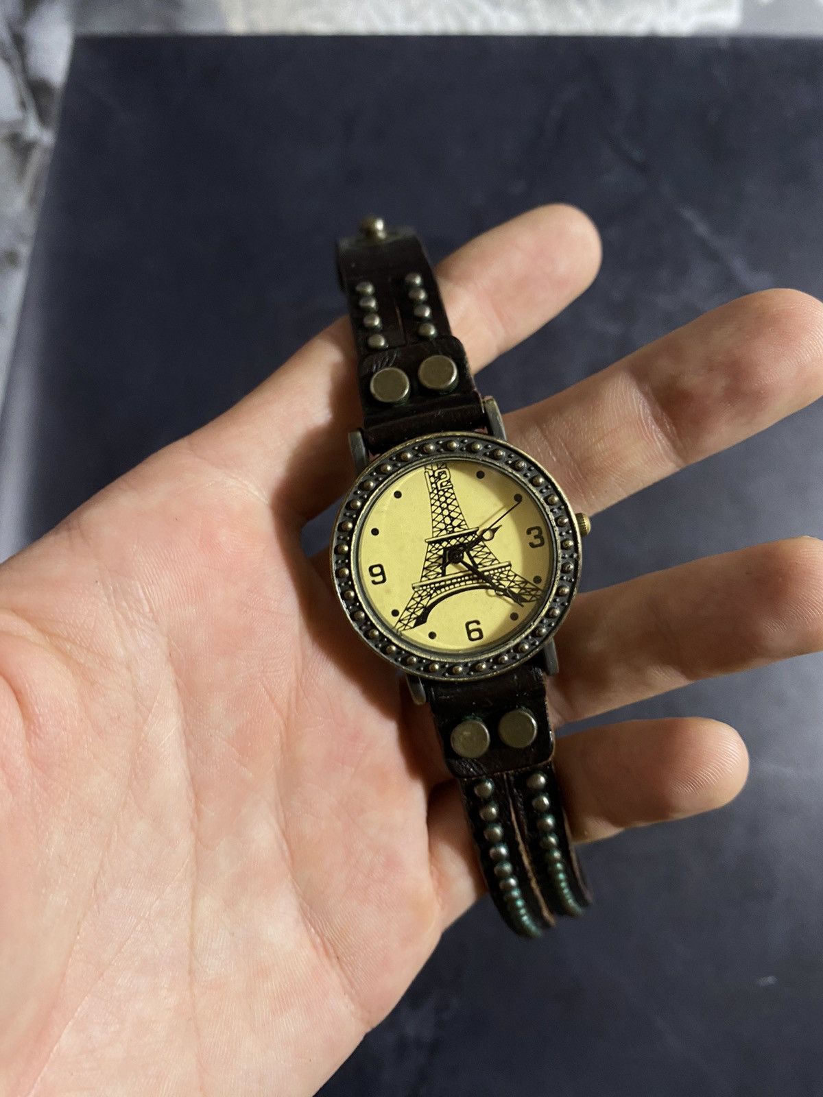 Japanese Brand × Vintage Stylish Eiffel Tower Dial Watch Japanese Brand ✨ Size ONE SIZE - 8 Thumbnail