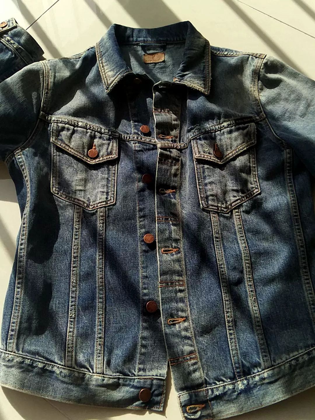 Nudie Jeans Nudie Billy Shimmering Indigo Denim Jacket Size US L / EU 52-54 / 3 - 1 Thumbnail