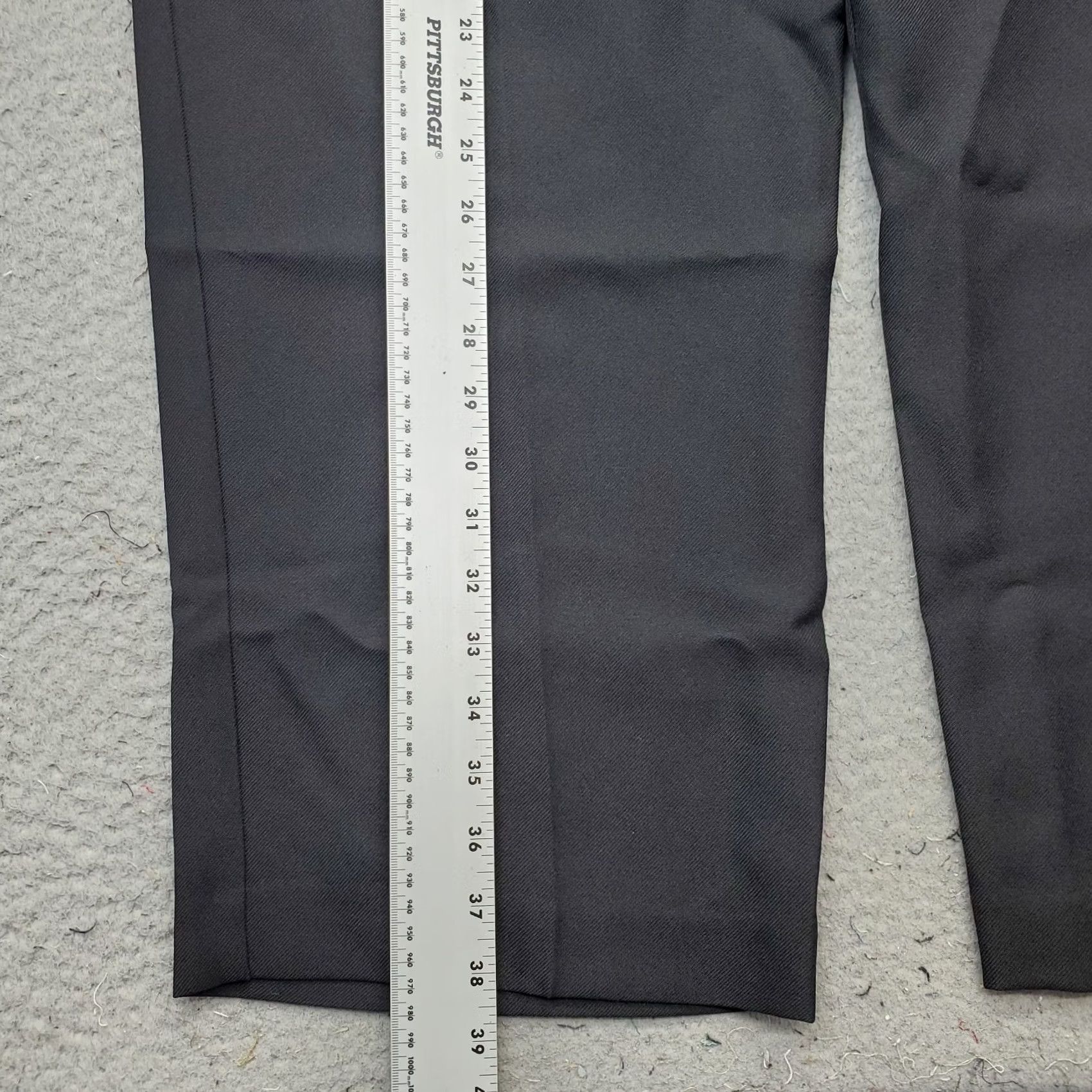 Vintage Alfred Dunner Pants Womens 20W Black Straight-Leg Stretchable Waist Shirt Belt? Size 42" / US 20 - 3 Thumbnail