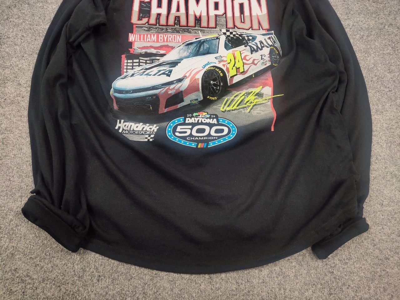 NASCAR Vintage Hendrick moto daytona champion Long sleeve Nascar Size US L / EU 52-54 / 3 - 6 Thumbnail