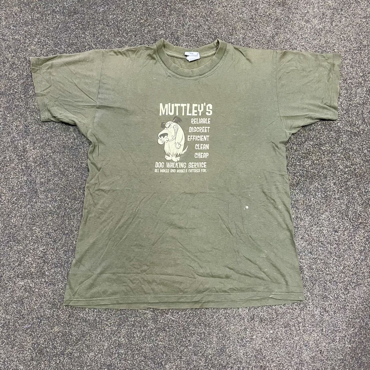 Gildan Vintage Y2K Muttley “ Dog Walking Service “ FUNNY BuyTee Size US M / EU 48-50 / 2 - 1 Thumbnail