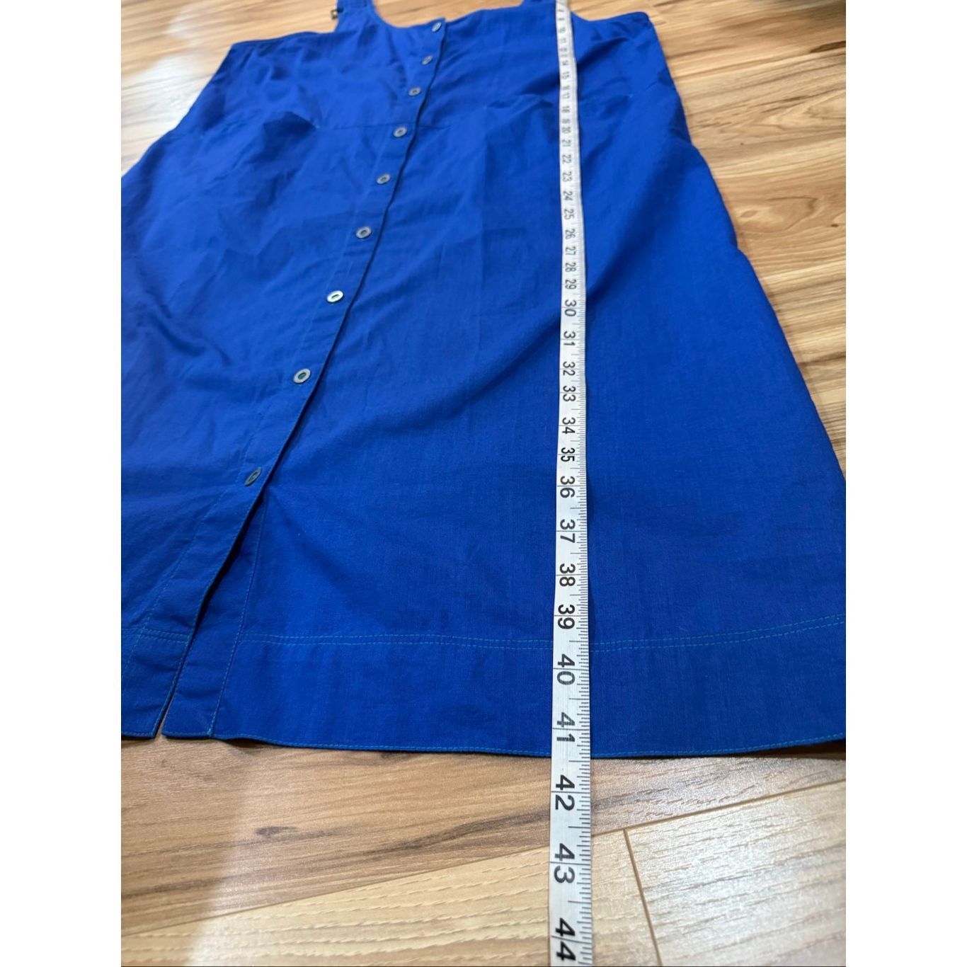 Guru Gudrun Sjödén Balalaika sleeveless button-front midi jumper Size S / US 4 / IT 40 - 4 Thumbnail