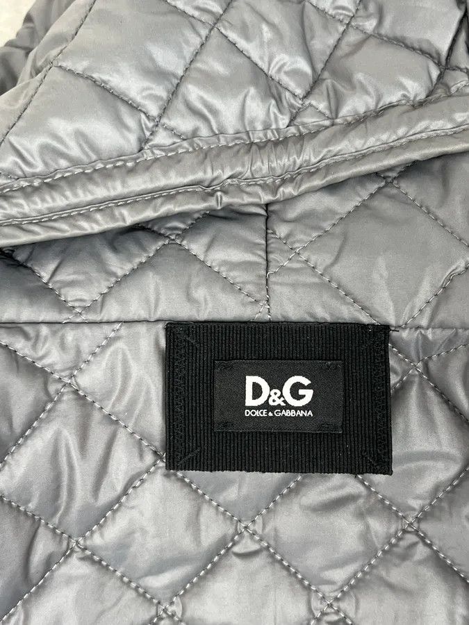 Dolce & Gabbana AW2010 Dolce & Gabbana Grey Wool Quilted Hood Cardigan Jacket Size US L / EU 52-54 / 3 - 12 Thumbnail
