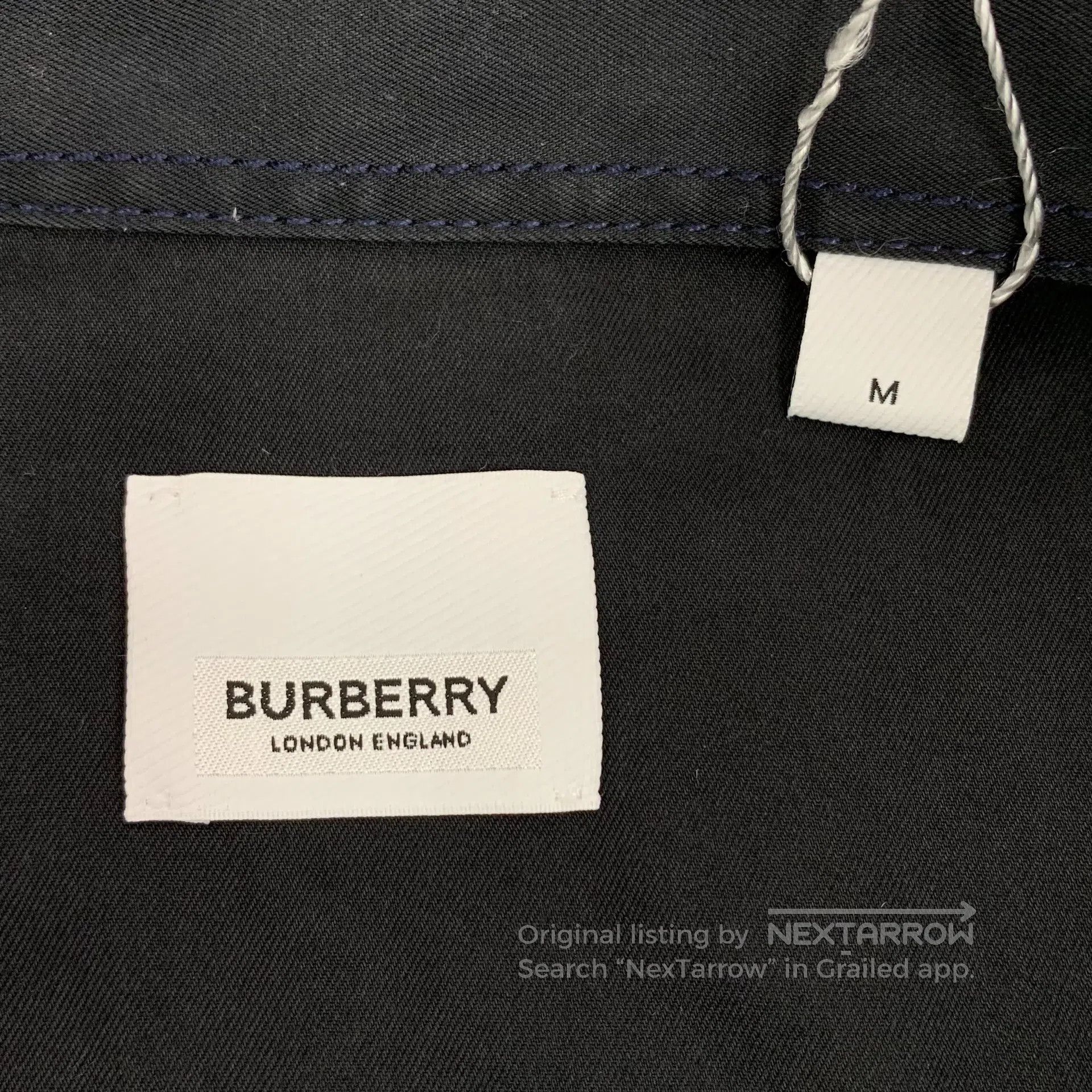Burberry Burberry Black pocket design cotton collar single-breasted Size US M / EU 48-50 / 2 - 6 Thumbnail