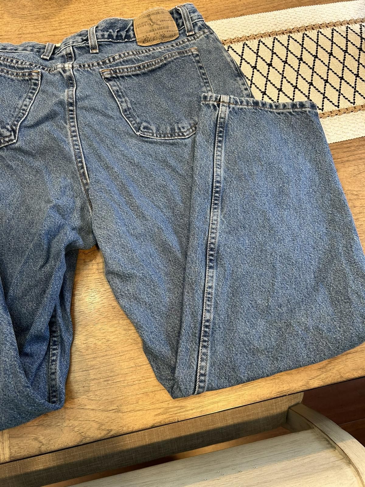 Eddie Bauer Eddie Bauer Classic Blue Denim Jeans Size 40" / US 18 - 7 Thumbnail