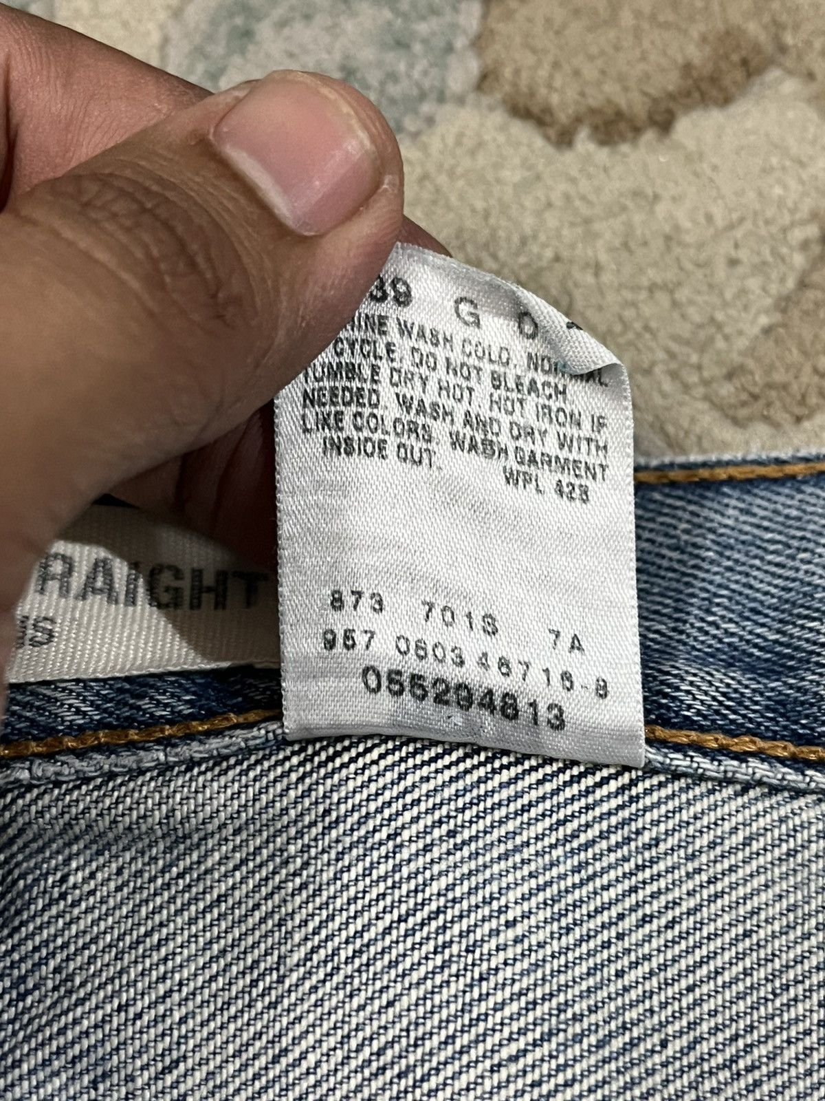 LVC × Levi's × Levi's Vintage Clothing Vintage Levi’s 529 Low Rise Straight Distressed Denim Size US 34 / EU 50 - 12 Thumbnail