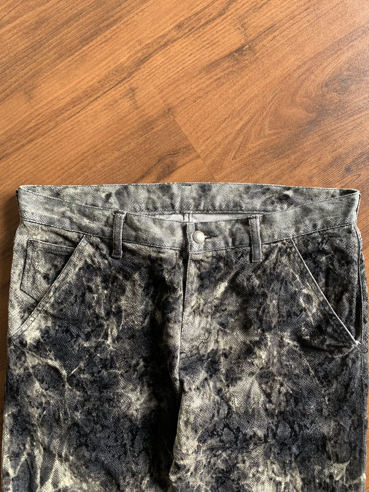 If Six Was Nine Snake Skin Print Pants Size US 32 / EU 48 - 3 Thumbnail