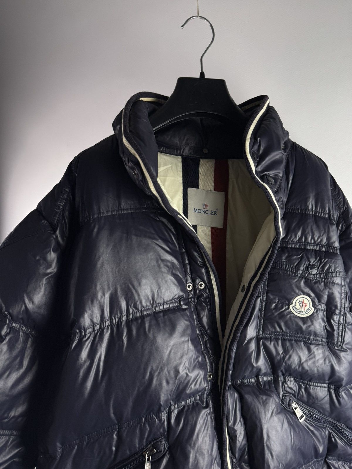 Moncler Moncler Branson Down Puffer Jacket Blue Size - 4 Size US L / EU 52-54 / 3 - 2 Thumbnail