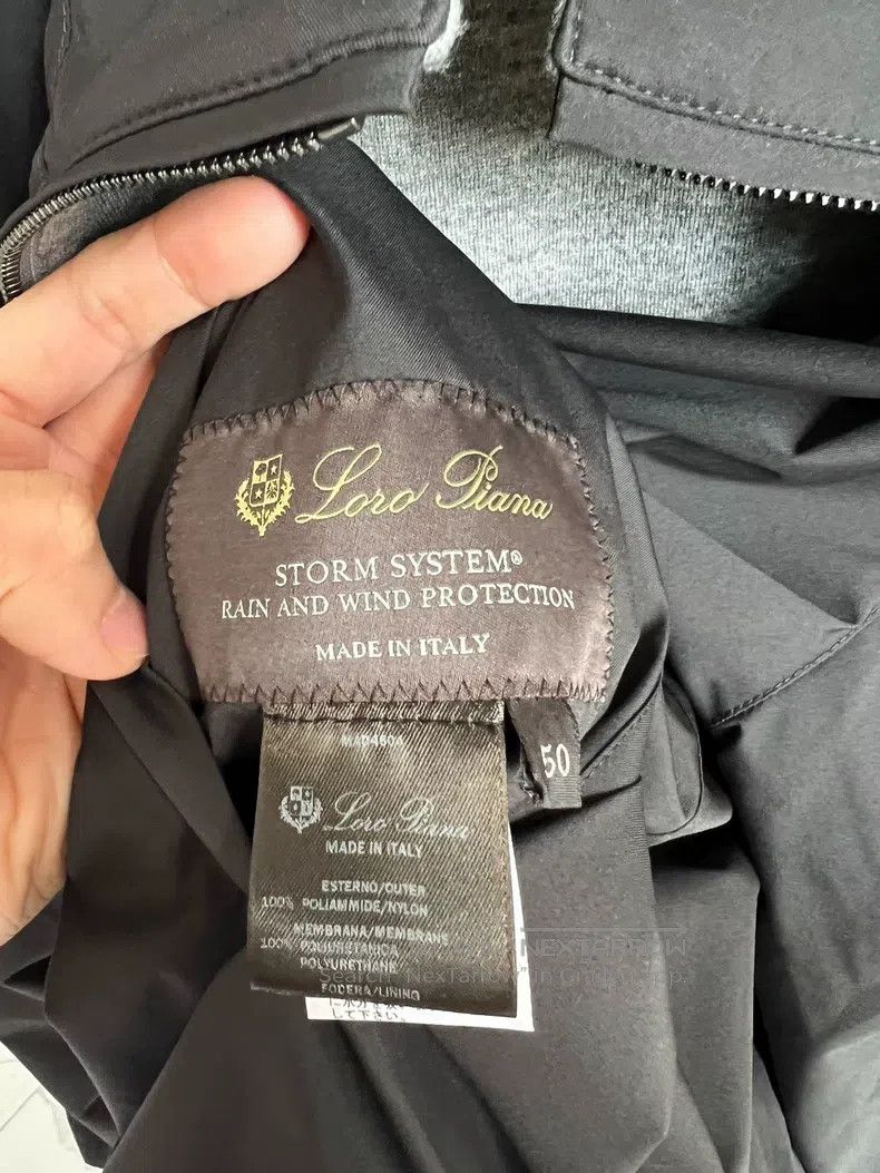 Loro Piana Loro Piana Carbon Black Grey Winmate Bomber Size US M / EU 48-50 / 2 - 5 Thumbnail