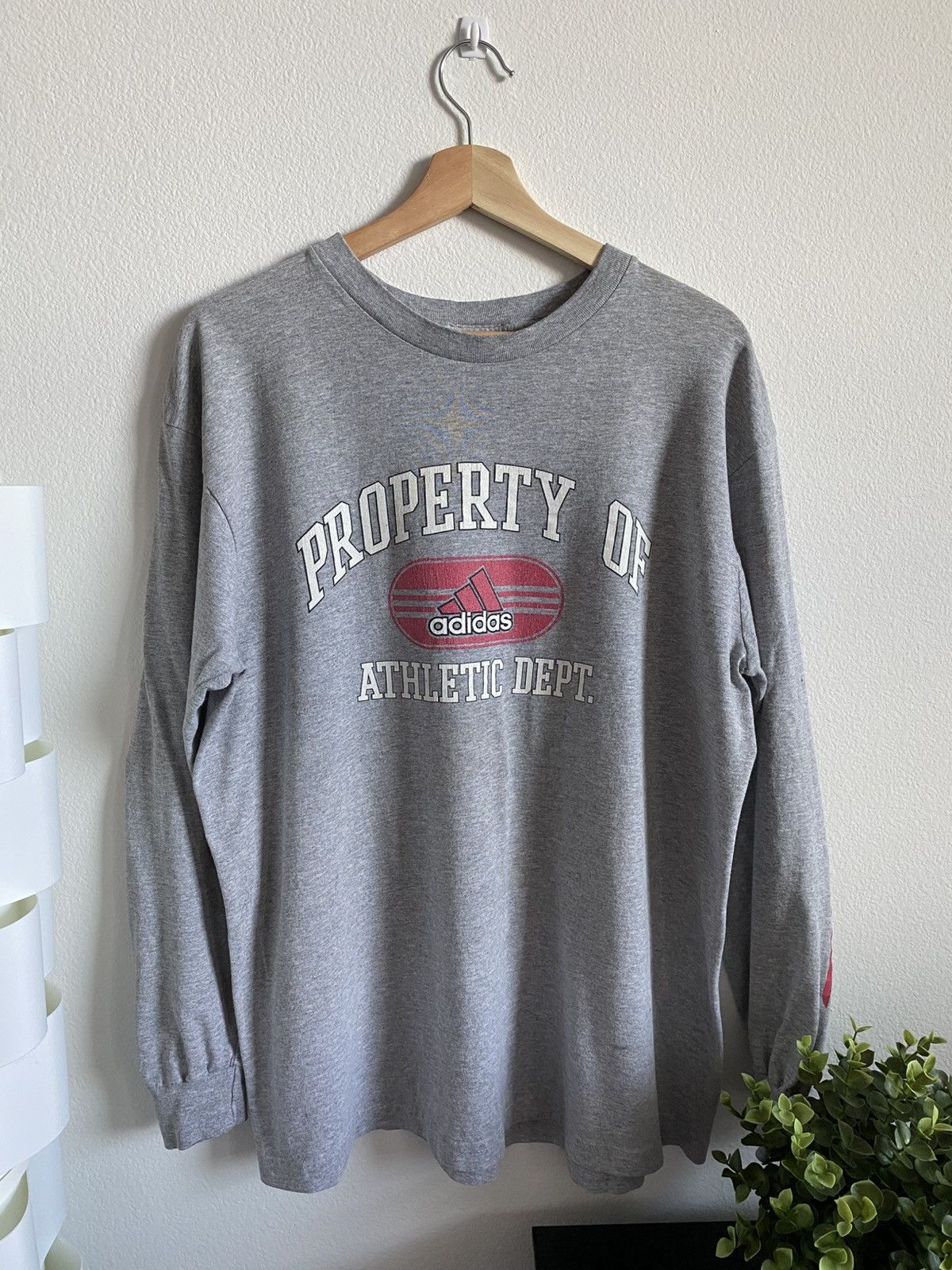Adidas VINTAGE Y2K ADIDAS LONG SLEEVE TEE Size US L / EU 52-54 / 3 - 1 Thumbnail