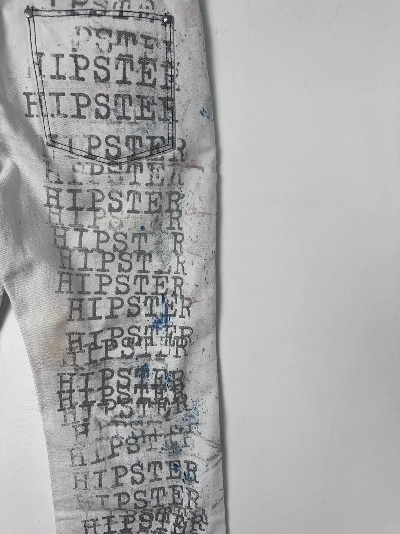 Number (N)ine Number (N)ine size 3 02ss Blue Lacquer Printed Bullet Scree Size US 28 / EU 44 - 5 Thumbnail
