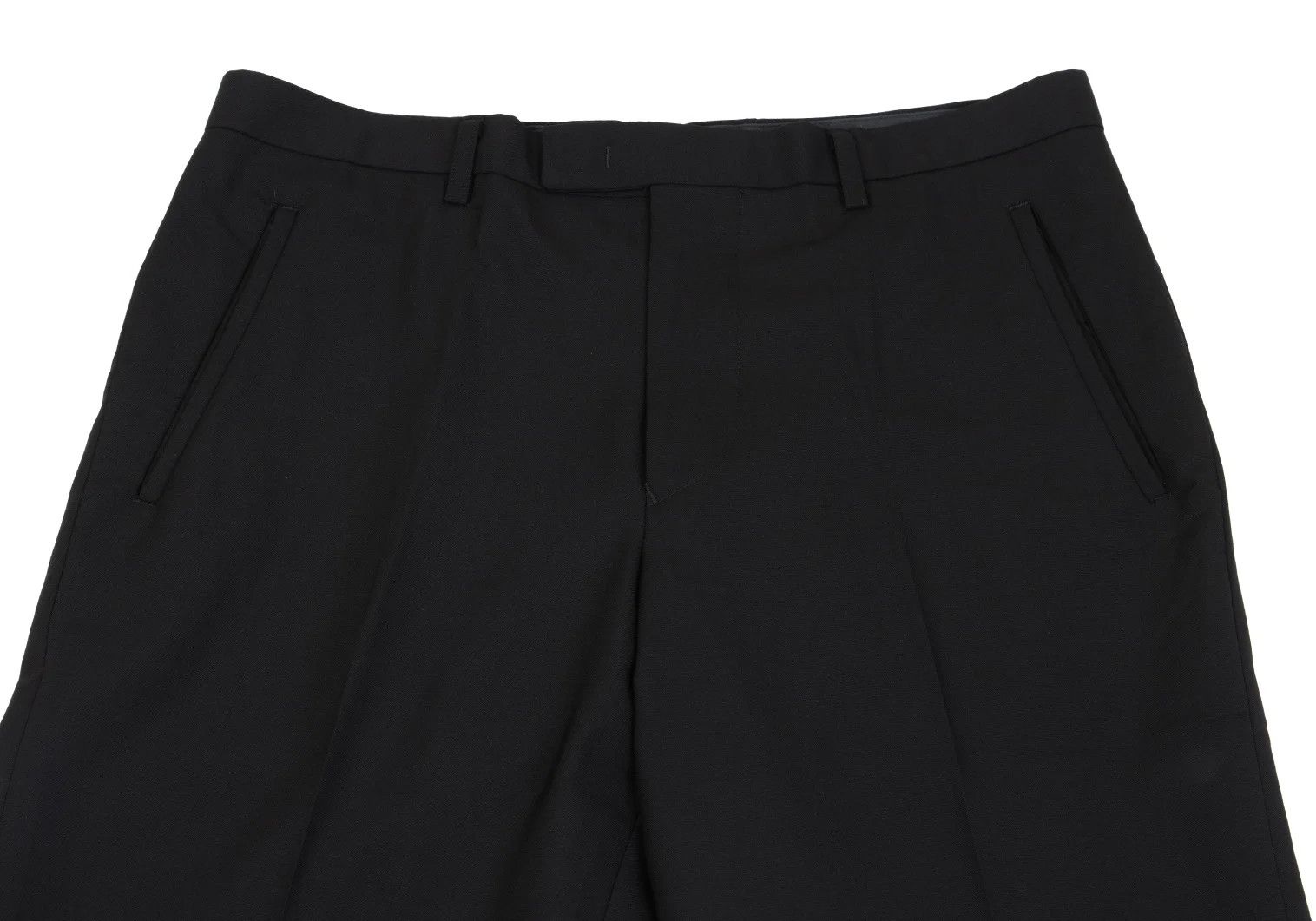 Jean Paul Gaultier Wool Tuck Tapered Pants in Black Size 50 Size US 34 / EU 50 - 2 Thumbnail