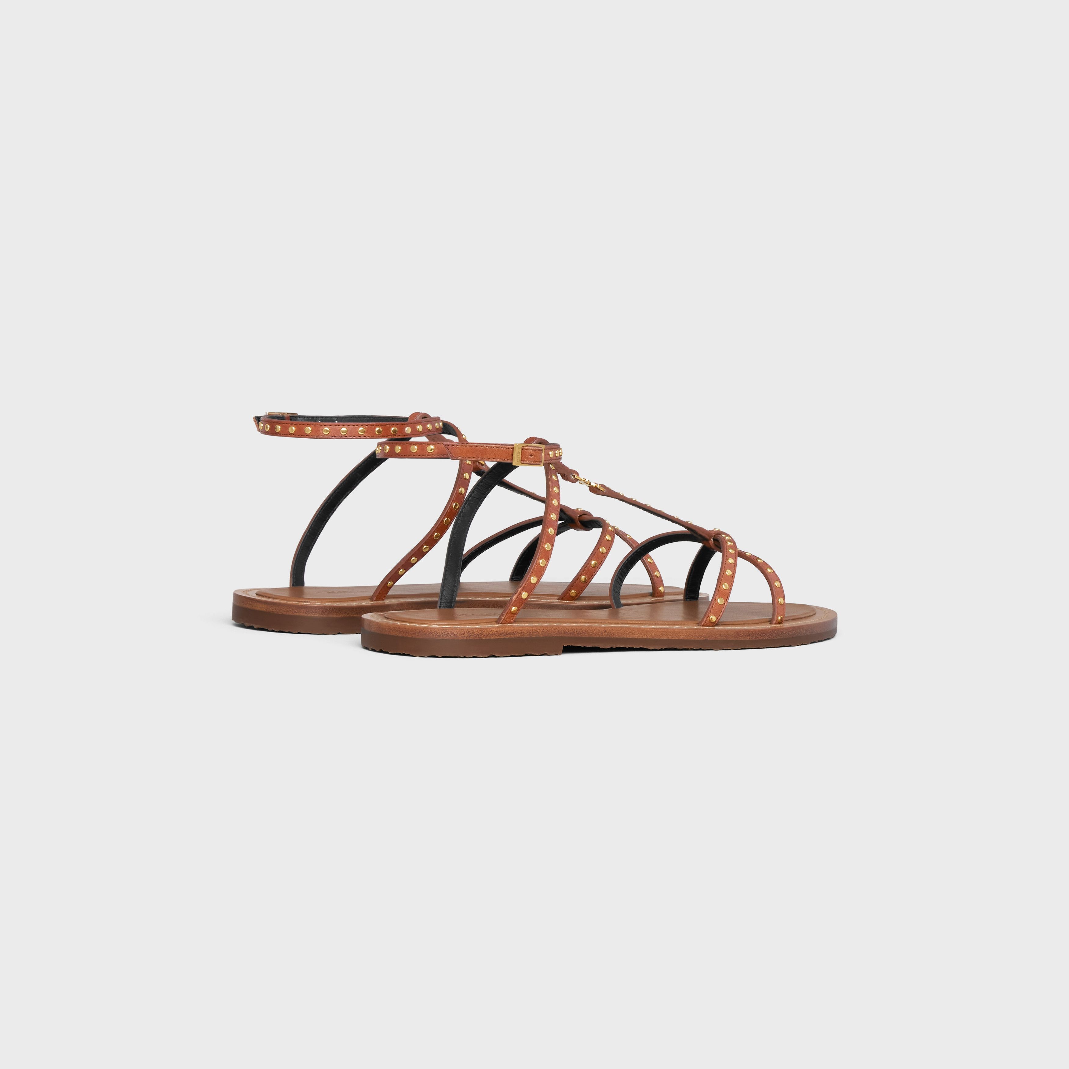 Celine o1bcso1str0925 352383877C Taillat Flat Sandals in Tan Size US 6 / IT 36 - 3 Thumbnail