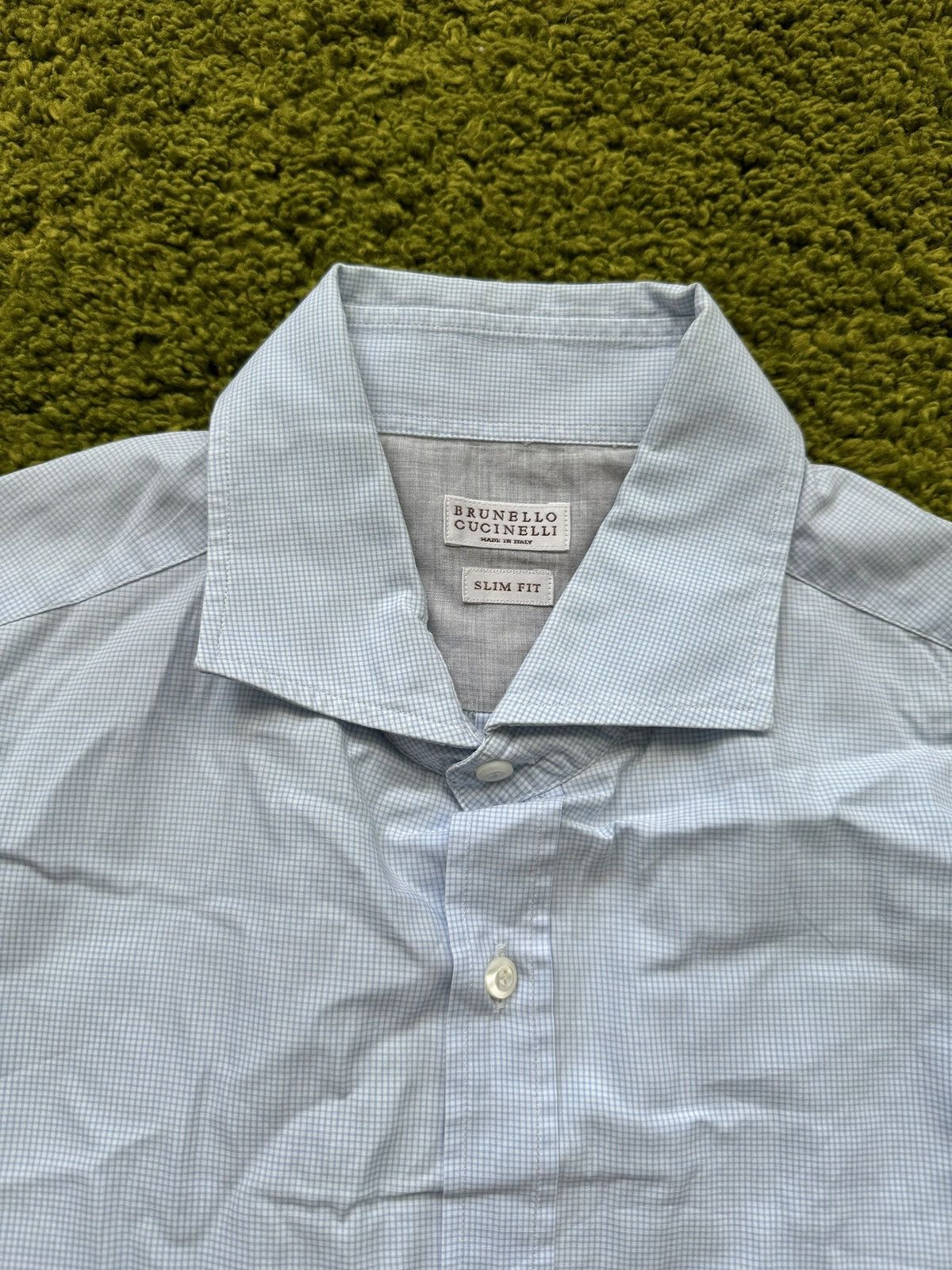 Brunello Cucinelli × Designer Brunello Cucinelli formal buttons up shirt Size US L / EU 52-54 / 3 - 2 Thumbnail