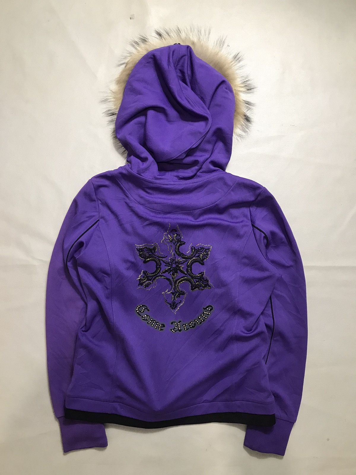 If Six Was Nine × Japanese Brand × Le Grande Bleu (L.G.B.) Double layer Faux Fur Zip Hoodie lgb style Size US M / EU 48-50 / 2 - 7 Thumbnail