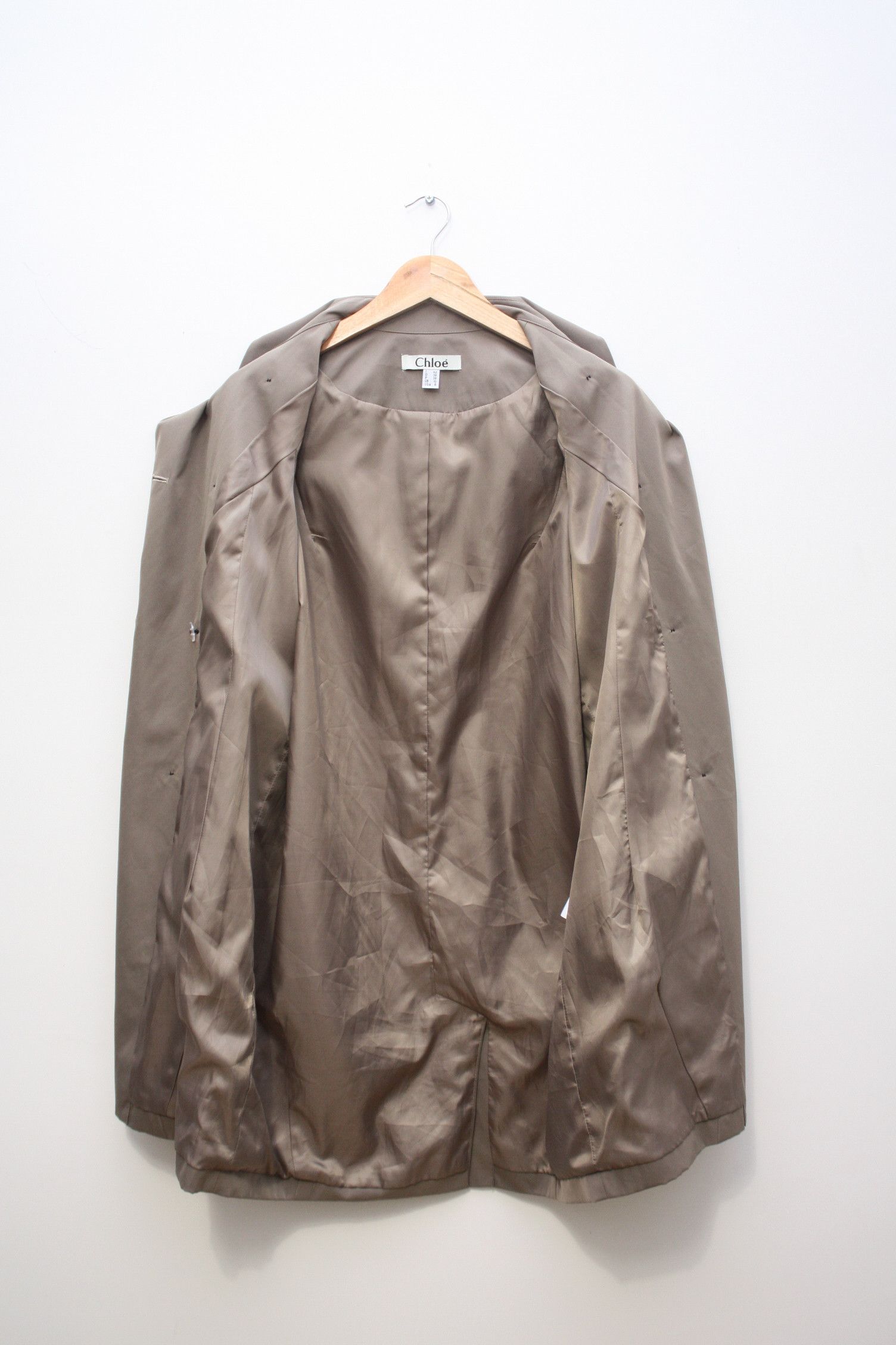 Chloe Chloe Beige Trench Coat Women's 8 Size M / US 6-8 / IT 42-44 - 3 Thumbnail