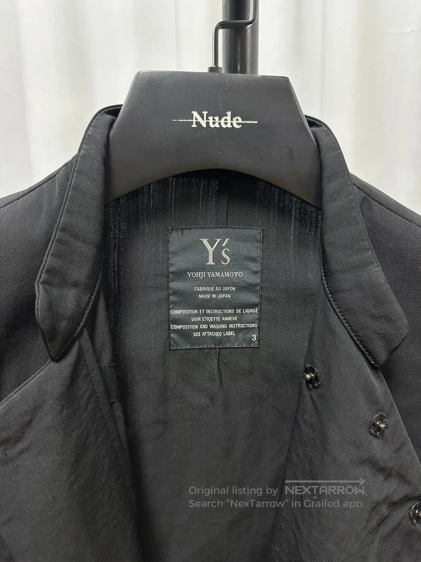 Y's Yohji Yamamoto Y's Jacket. Size US L / EU 52-54 / 3 - 6 Thumbnail