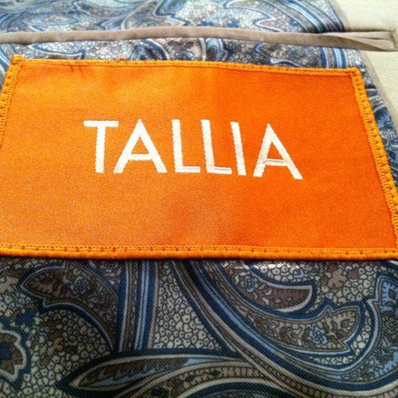 Tallia TALLIA MENS NEW TAN 100%WOOL SPORT COAT BLAZER SIZE:40L Size 40L - 7 Thumbnail