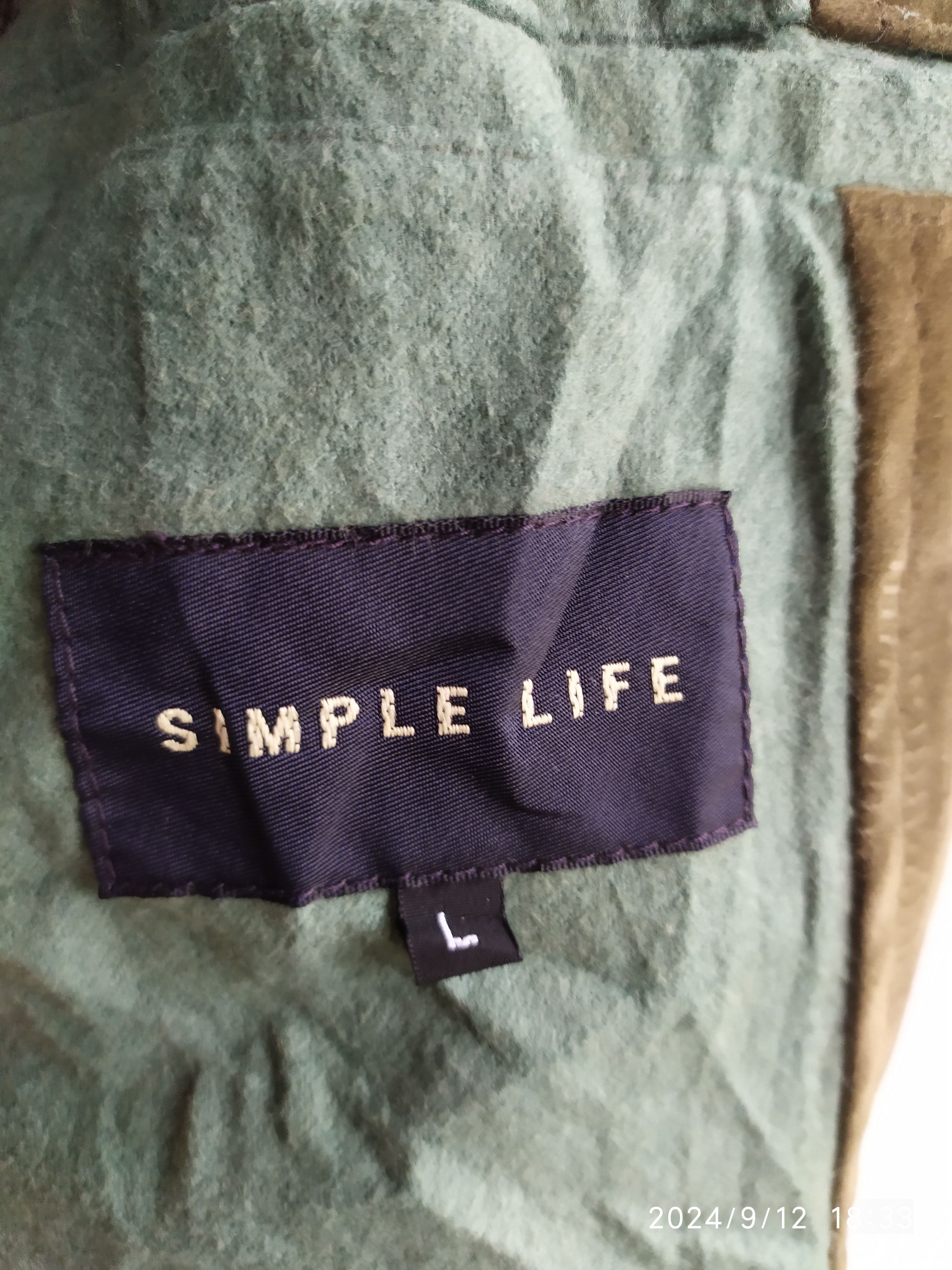 20471120 × Japanese Brand × Vintage Vintage Japanese Brand Simple Life Olive green Jacket Size US L / EU 52-54 / 3 - 7 Thumbnail