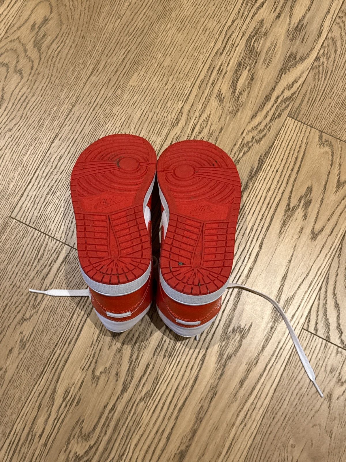 Jordan Brand Nike Air Jordan 1 mid - Syracuse red Size US 5.5 / IT 35.5 - 5 Thumbnail