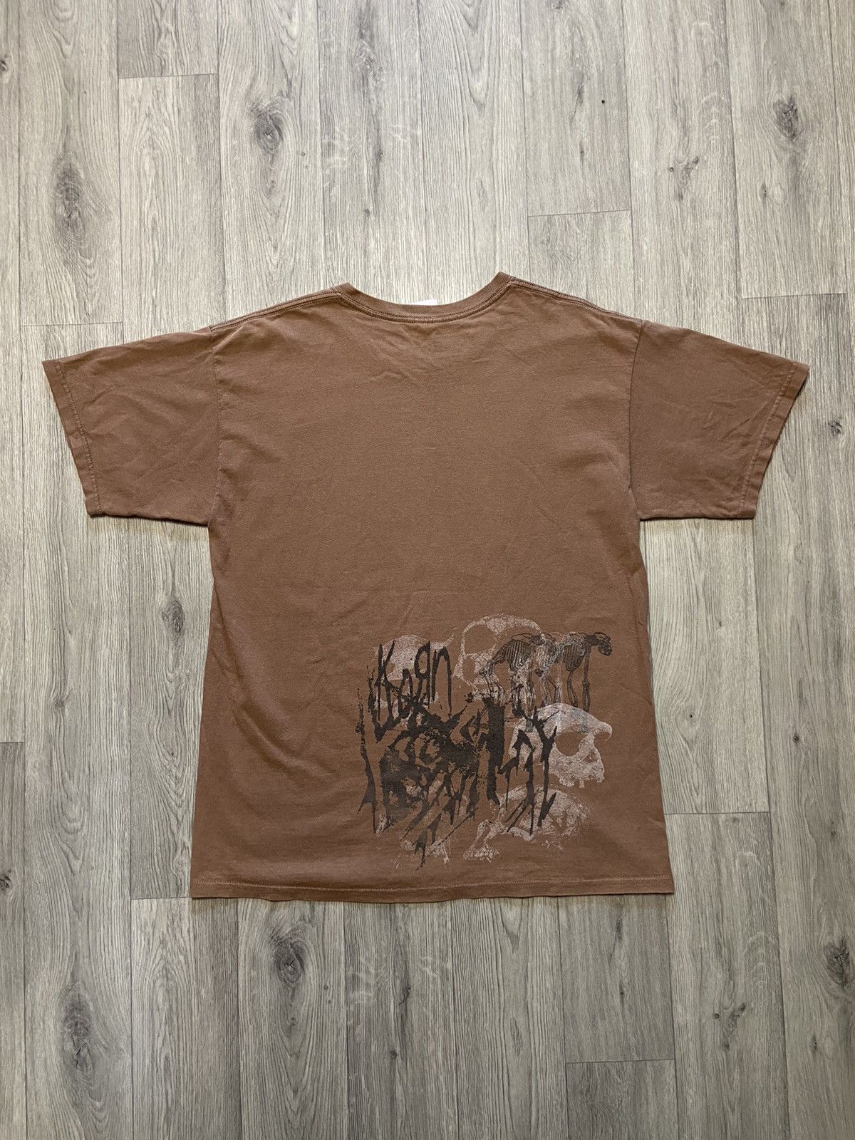 Band Tees Vintage Korn Brown T Shirt / Tee Y2K Size US L / EU 52-54 / 3 - 3 Thumbnail