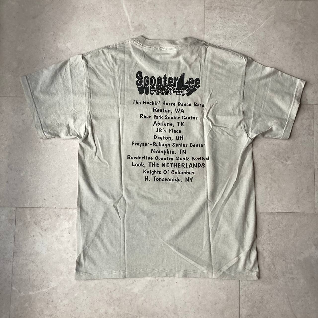 Band Tees Vintage Scooter Lee Blues Country Folk Rock Band Tour Tee Size US L / EU 52-54 / 3 - 4 Thumbnail