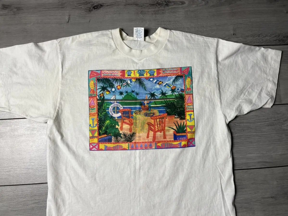 Vintage Vintage T-shirt hawaii print size XLarge Size US XL / EU 56 / 4 - 3 Thumbnail