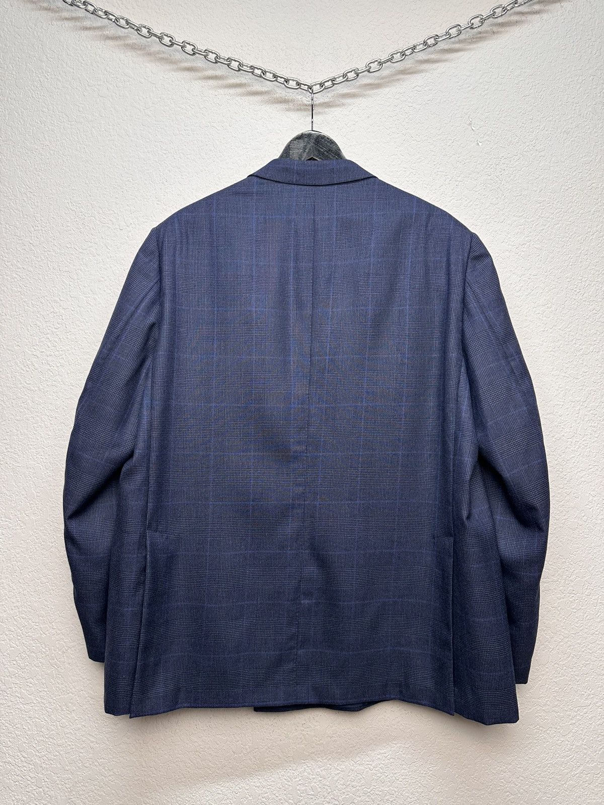 Ermenegildo Zegna Ermenegildo Zegna wool blazer navy LUXURY Italian suit XL Size 48L - 11 Thumbnail
