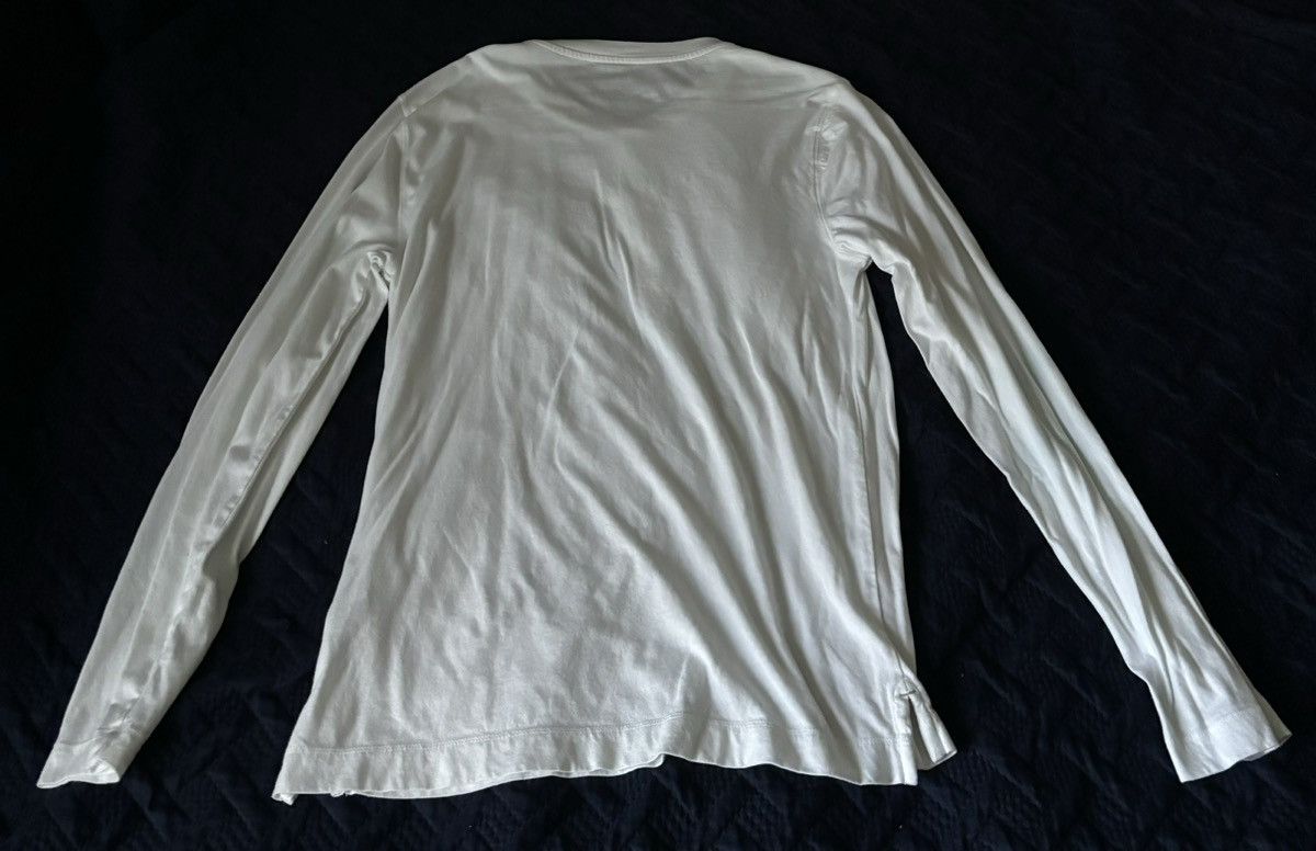 Banana Republic Banana Republic White Henley Long Sleeve Shirt Size US S / EU 44-46 / 1 - 3 Thumbnail