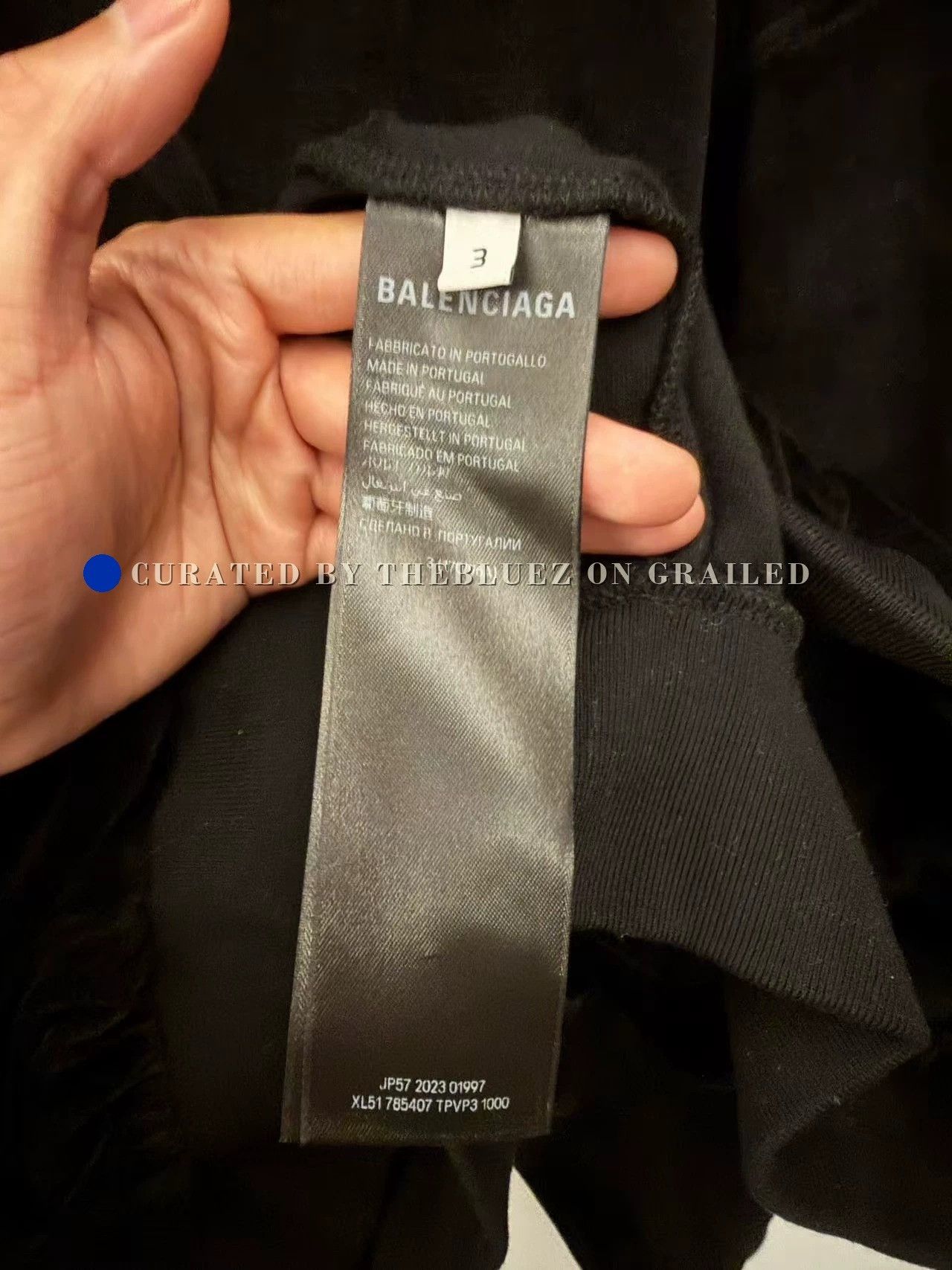 Balenciaga Balenciaga Rhinestone Velvet Zip Hoodie Size US L / EU 52-54 / 3 - 4 Thumbnail