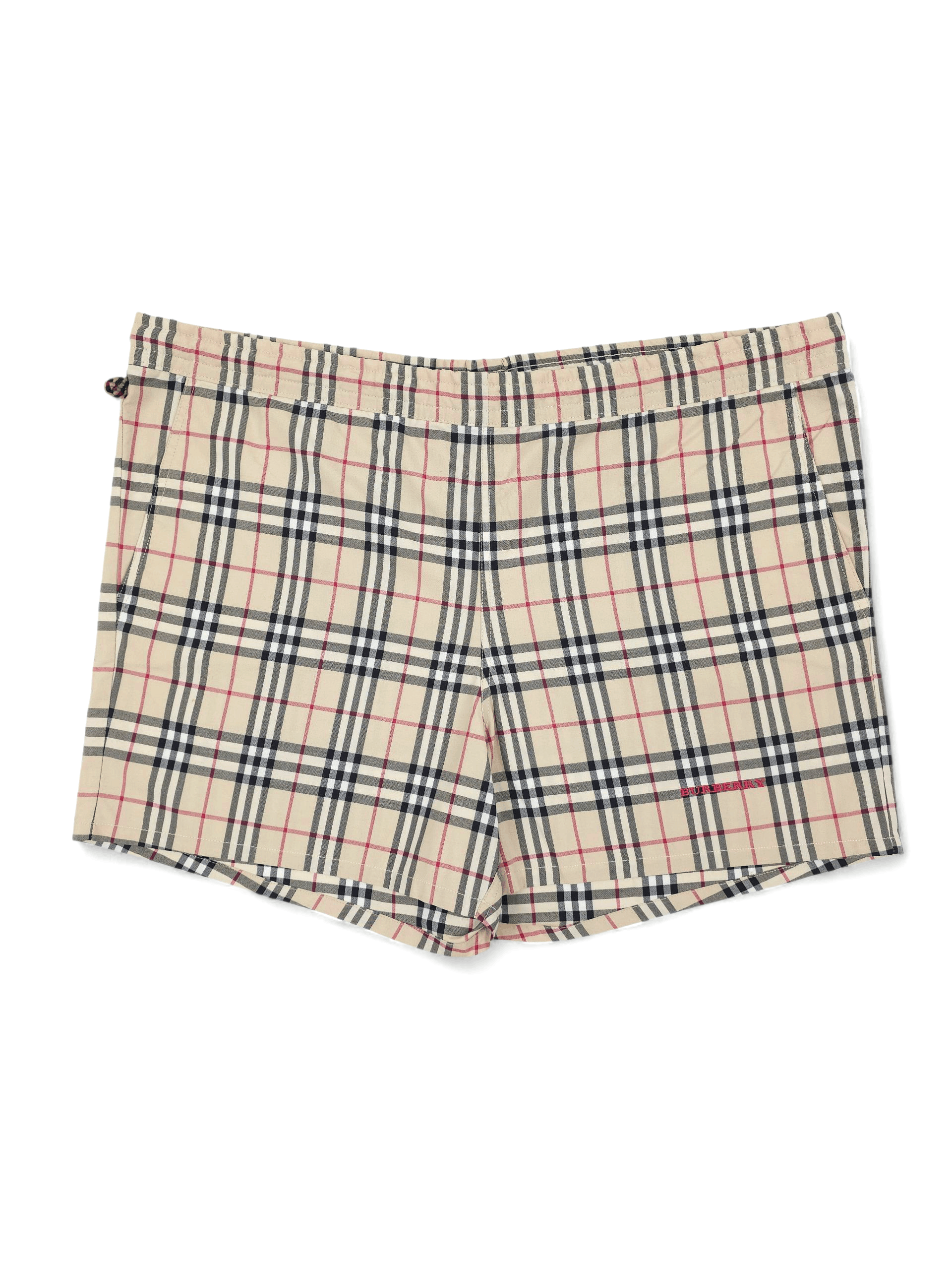 💎 Burberry XL Nova Check Swimming Shorts Trunks Vintage