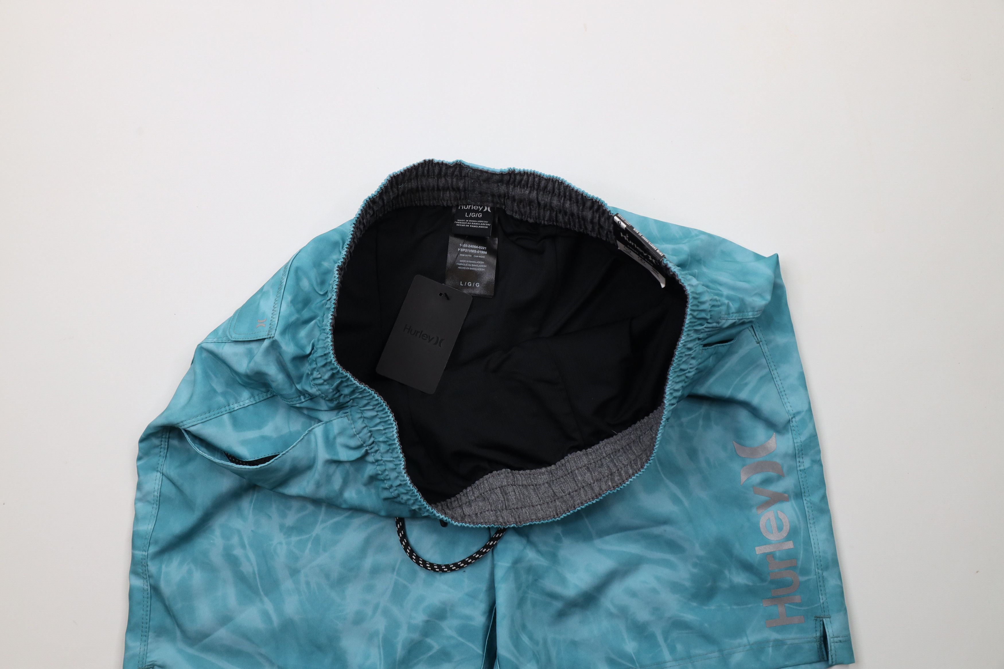 Hurley × Vintage New Hurley Surfing Out Print Volley Swim Shorts Trunks Lined Size US 34 / EU 50 - 7 Thumbnail