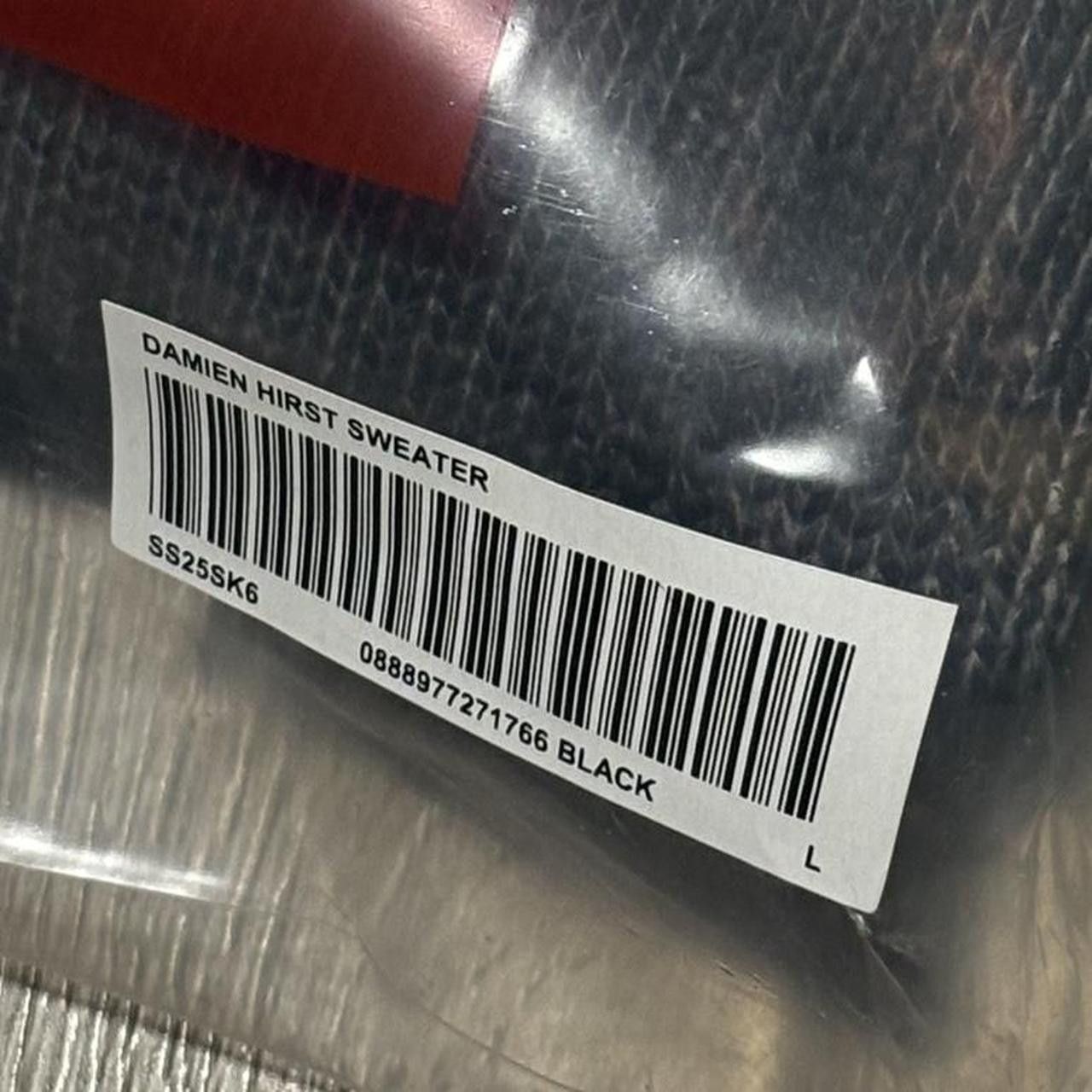 Supreme Supreme SS25 Damien Hirst Goat Sheep Ribbed Crewneck Sweater Size US L / EU 52-54 / 3 - 4 Thumbnail