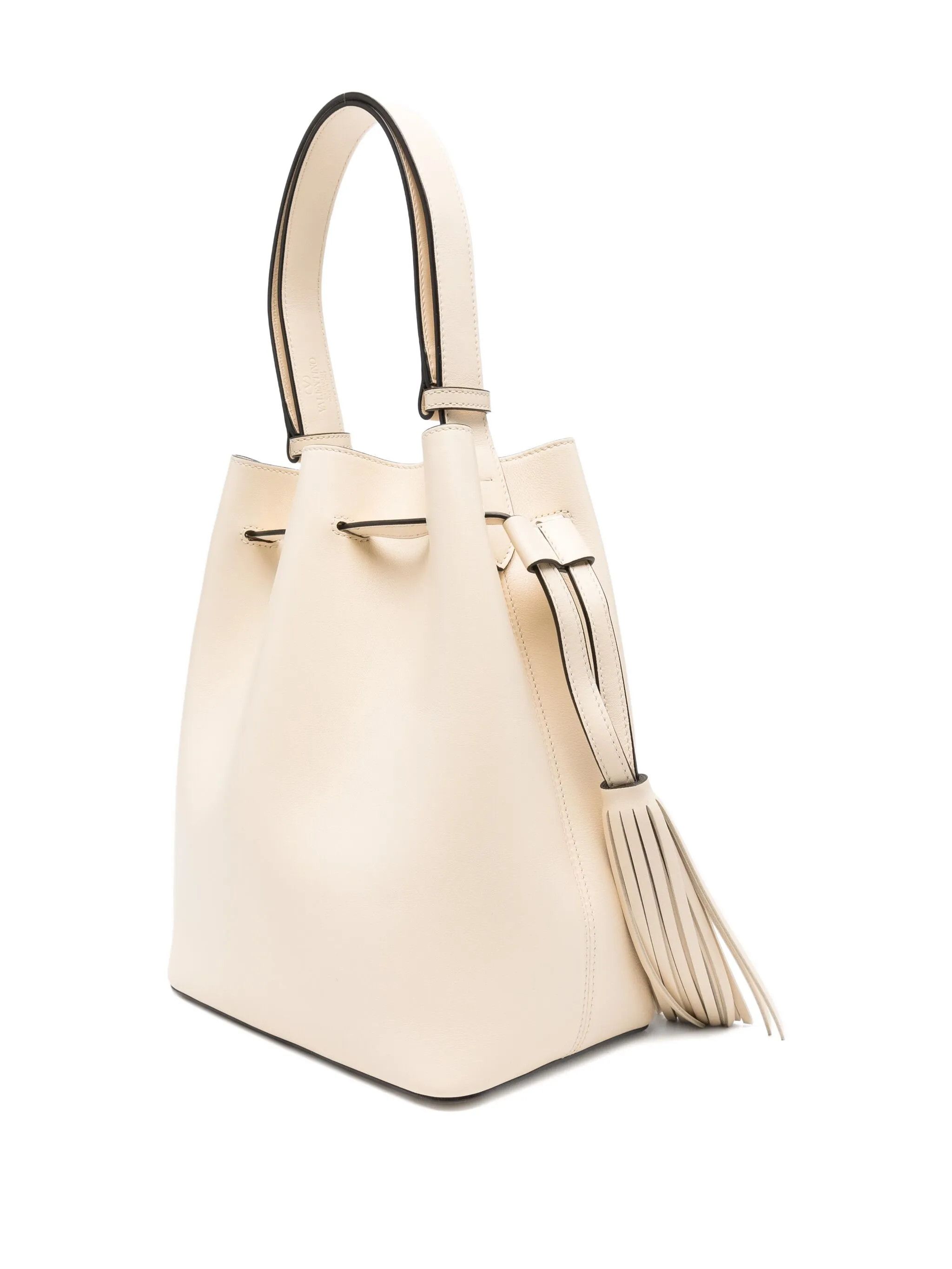 Valentino os11x0126 Size: OS / So Seau Medium Leather Bucket Bag Beige Size ONE SIZE - 3 Thumbnail