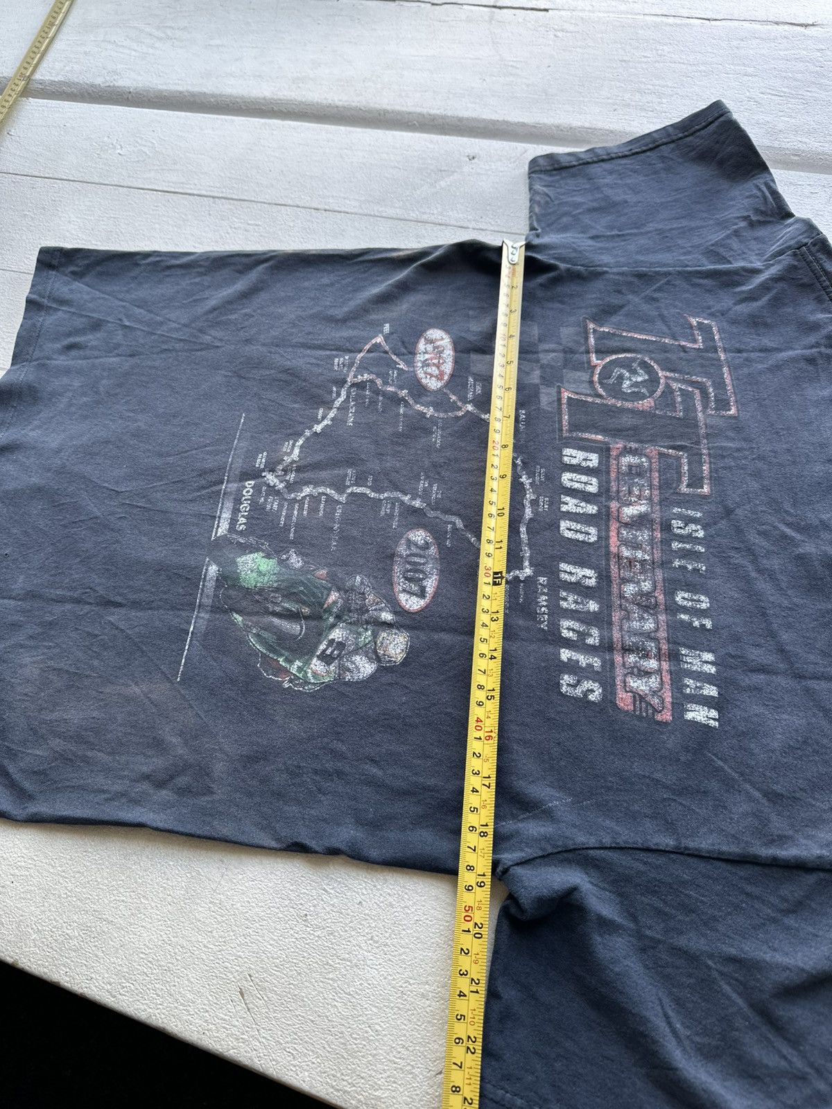 Vintage 🚨Racing T-shirt Isle of Man Vintage Big Logo 2 Side Size US M / EU 48-50 / 2 - 12 Thumbnail
