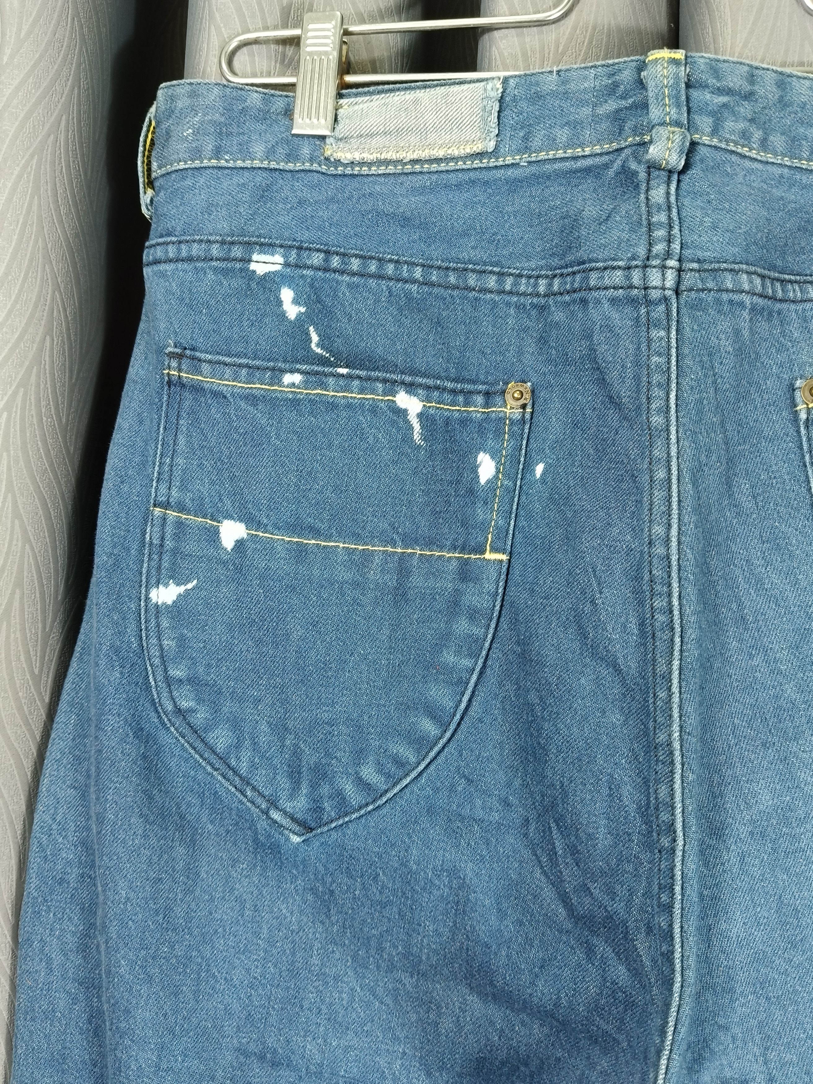 R.Newbold Bleached blue/white denim pants Size L Size US 33 - 7 Thumbnail