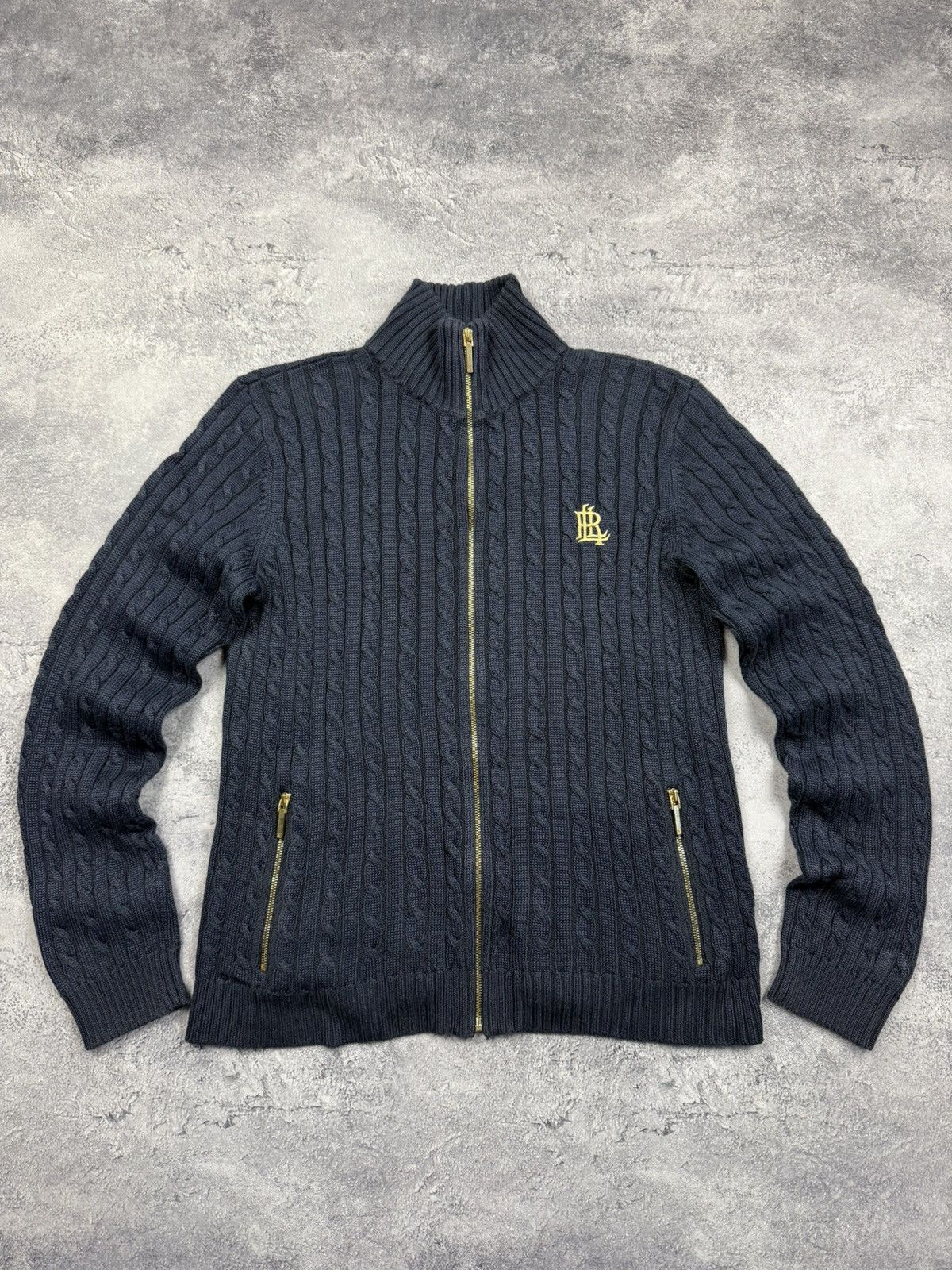Polo Ralph Lauren Polo Ralph Lauren Green Label Cable Knit Full Zip Sweater Size M / US 6-8 / IT 42-44 - 2 Thumbnail