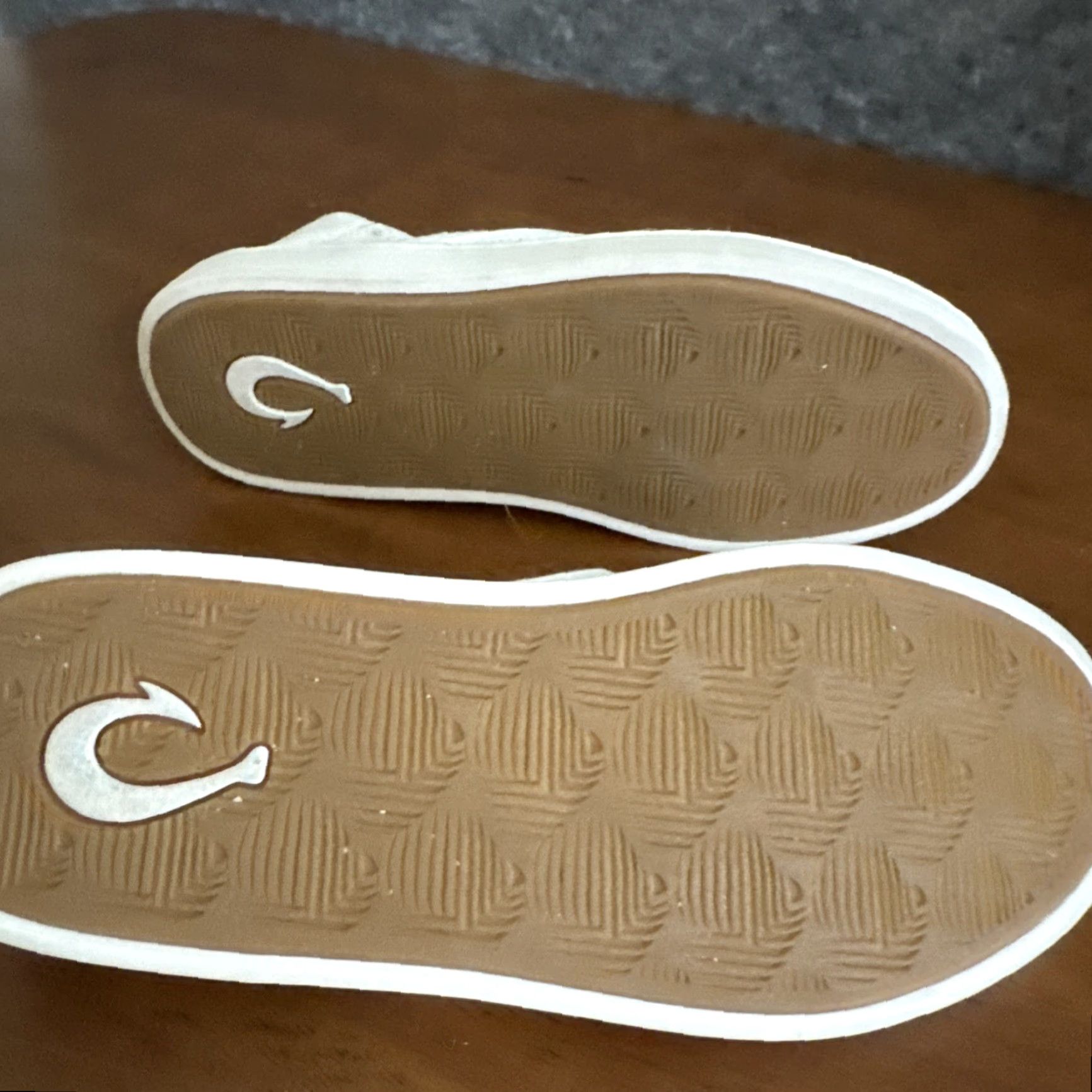 Olukai OLUKAI Pehuea Women's Slip On Sneaker Shoes, Puka/White, Size 7, White, Sneaker, Women, Slip On, Casual, 7, OLUKAI Pehuea Size US 7 / IT 37 - 6 Thumbnail