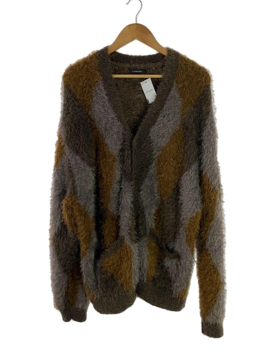 Number (N)ine Fuzzy Argyle Cardigan Size US XL / EU 56 / 4 - 1 Thumbnail
