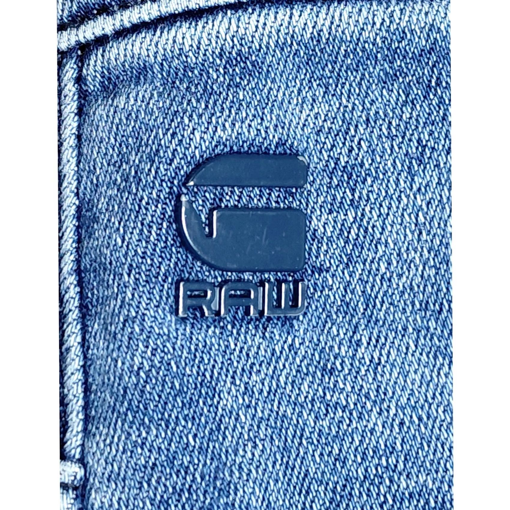 Vintage G-STAR RAW Jeans Slim 32 Blue Solid Denim Men Size US 32 / EU 48 - 6 Thumbnail