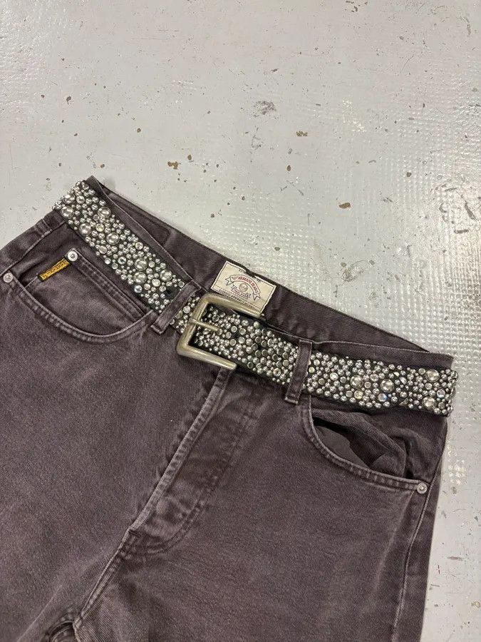 Dsquared2 Dsquared2 Black Leather Studded Belt Size ONE SIZE - 1 Thumbnail